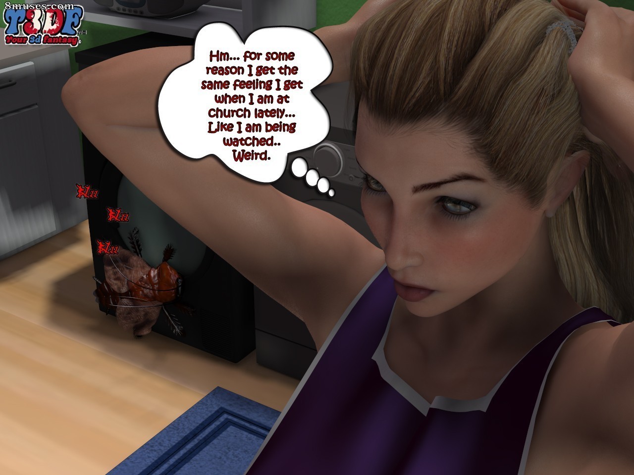 Y3DF - Your3DFantasy.com Comics - Parasites of Evil - Page 9