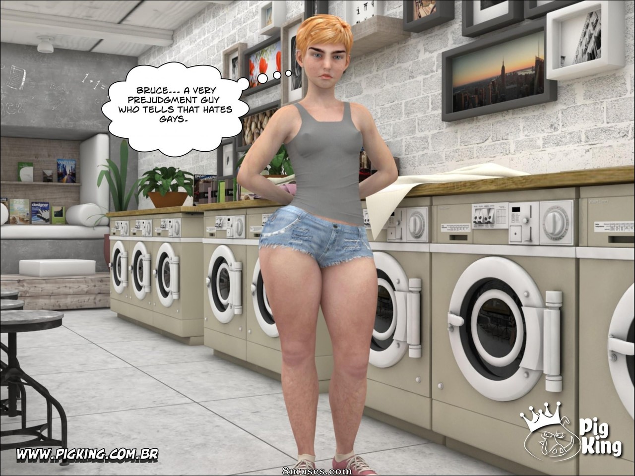 PigKing - CrazyDad Comics - Coffee in the Laundry - Page 5