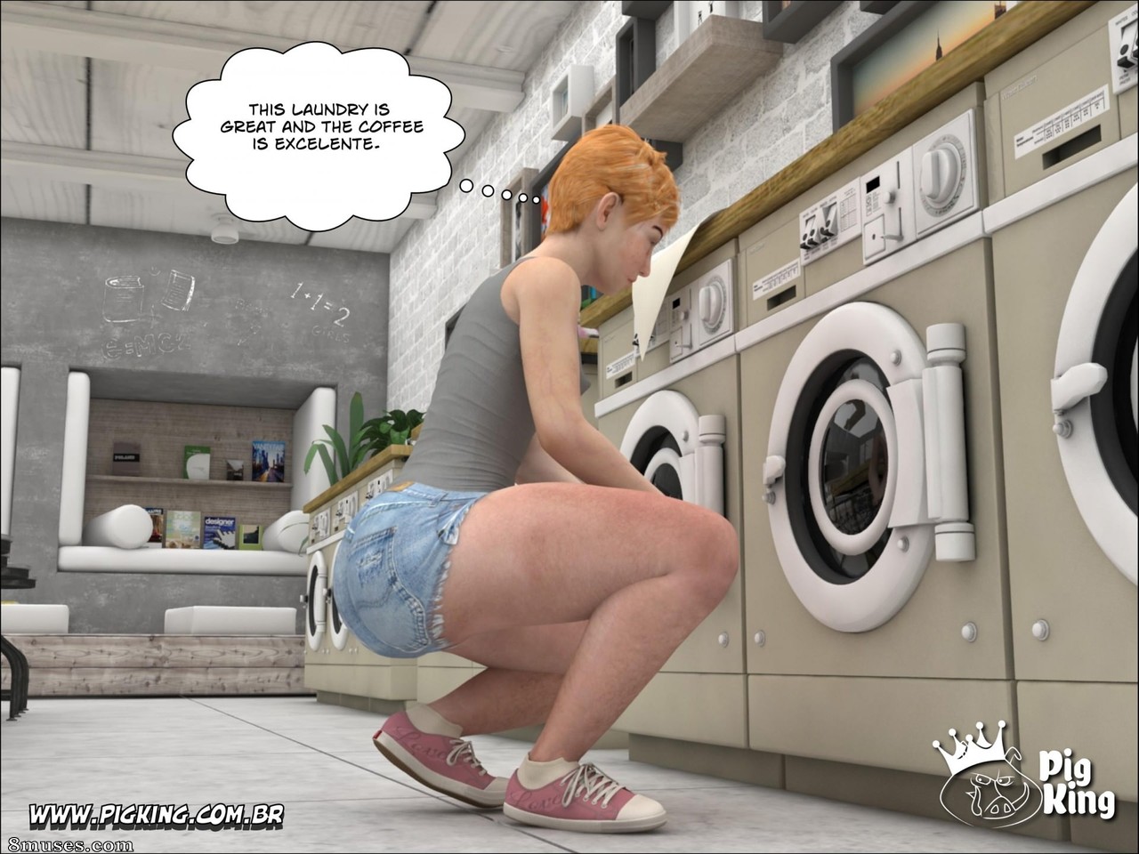 PigKing - CrazyDad Comics - Coffee in the Laundry - Page 3