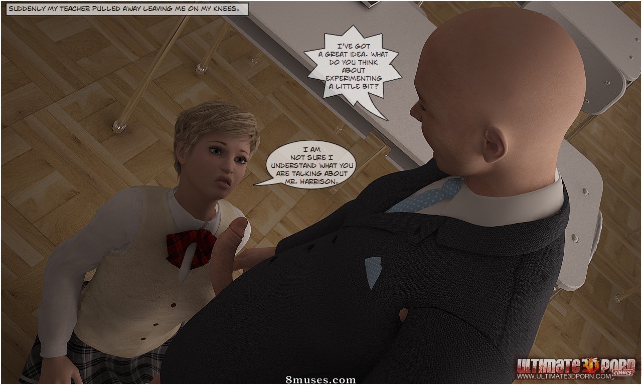 Ultimate3DPorn Comics - The Hotkiss boarding school 1 - Page 22
