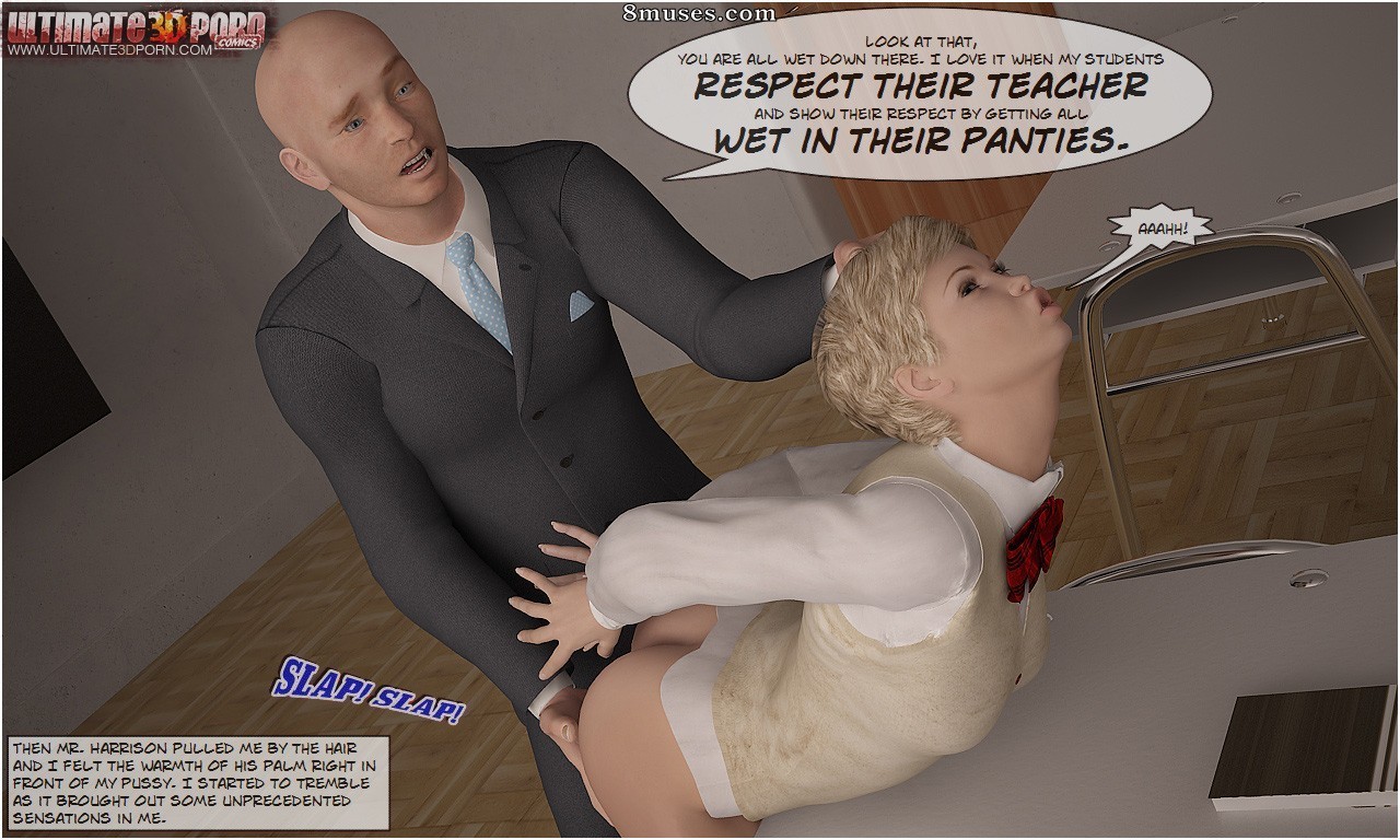 Ultimate3DPorn Comics - The Hotkiss boarding school 1 - Page 33