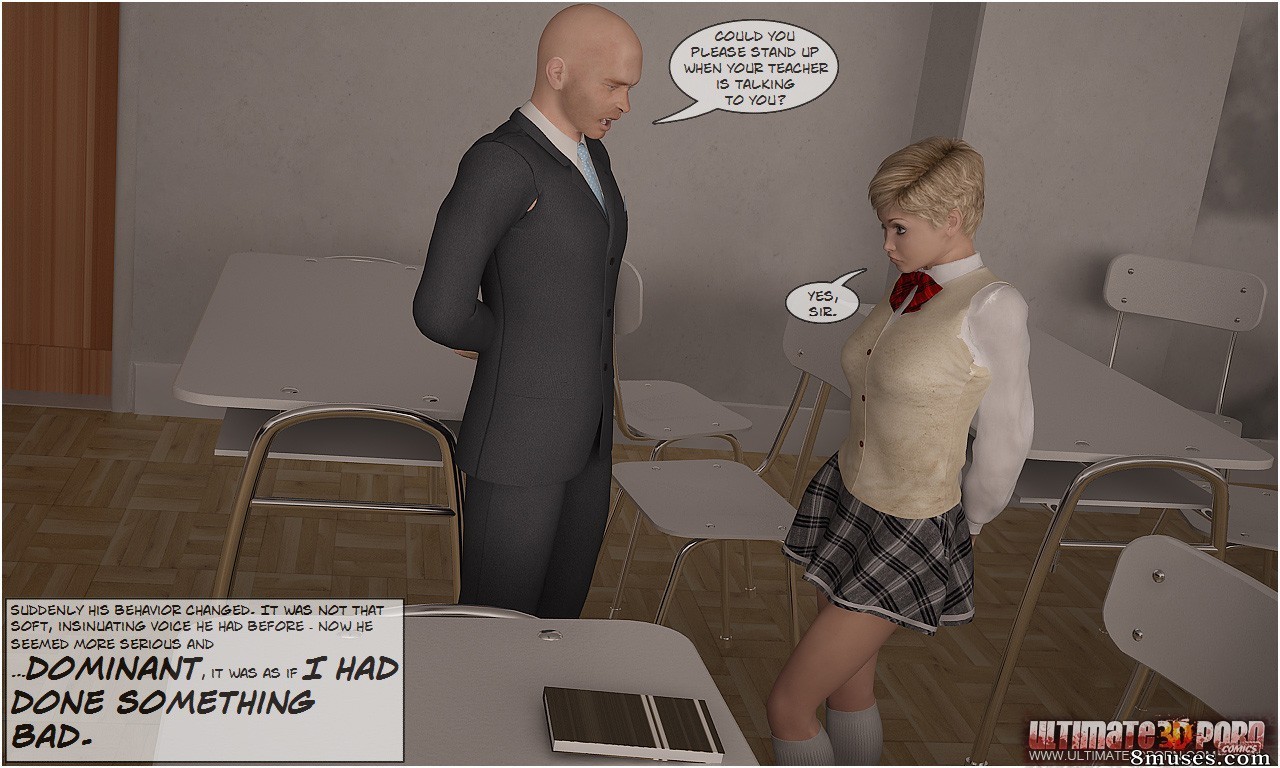 Ultimate3DPorn Comics - The Hotkiss boarding school 1 - Page 9