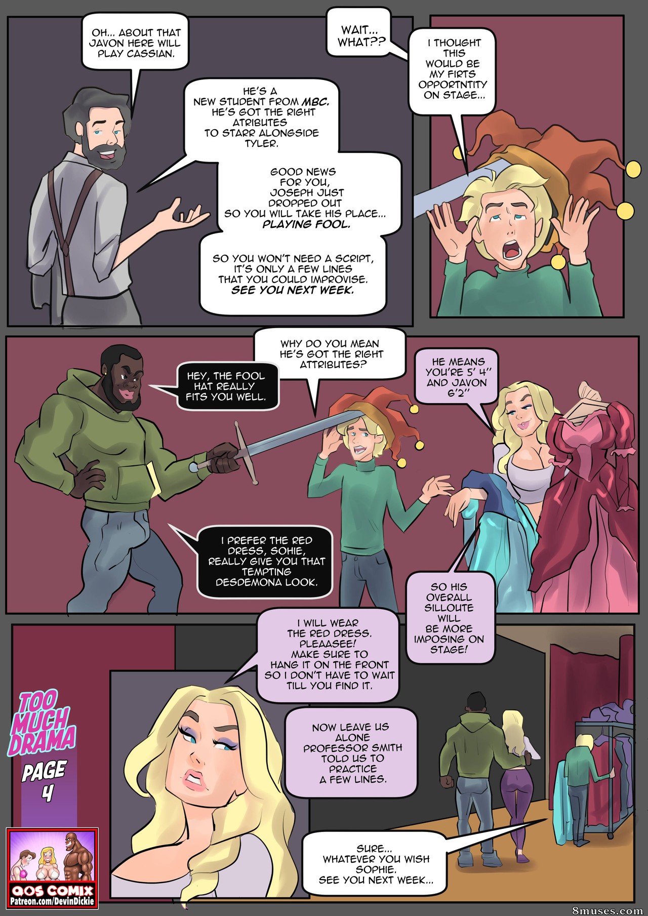 Devin Dickie Comics - Too Much Drama - Page 5