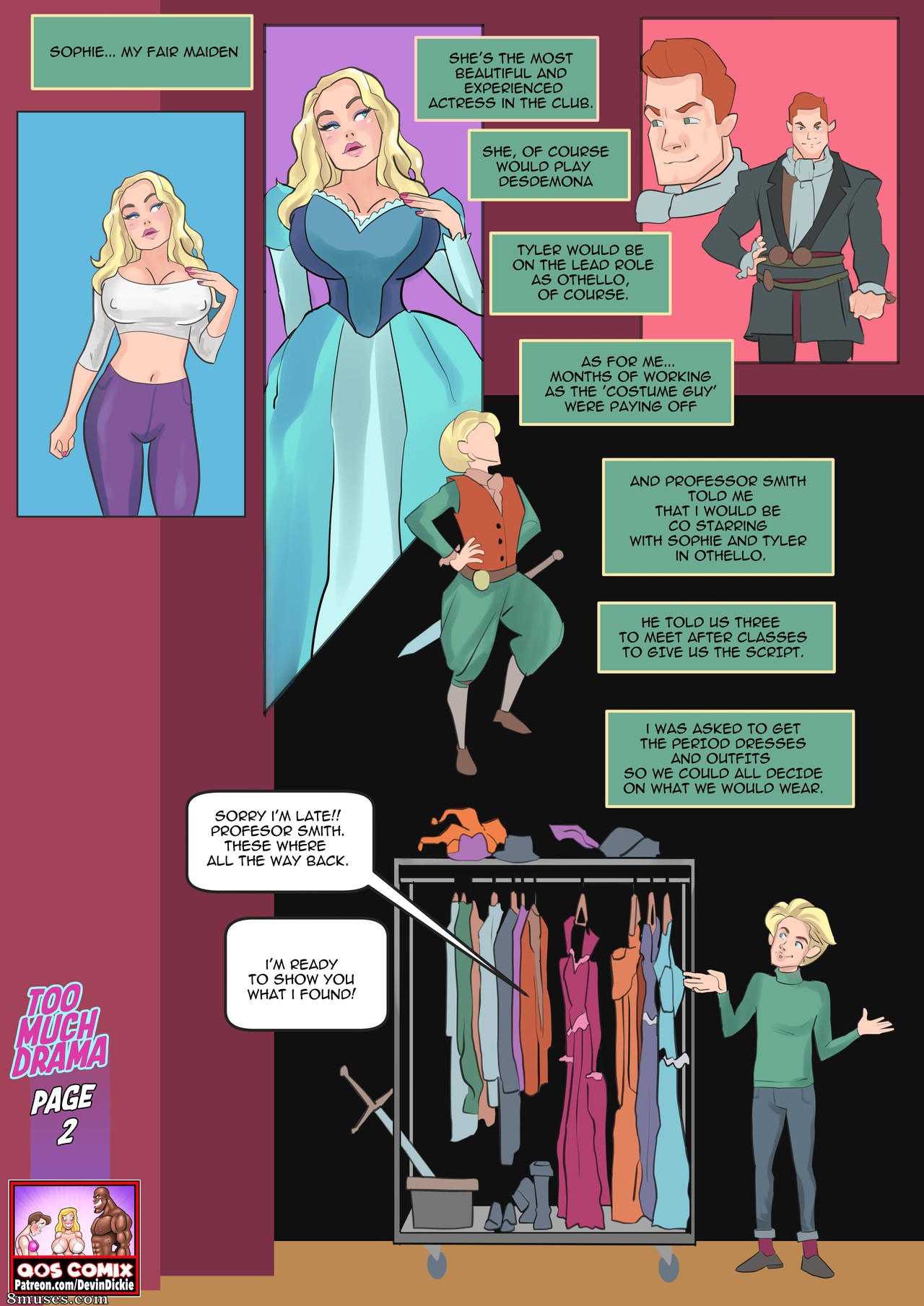 Devin Dickie Comics - Too Much Drama - Page 3