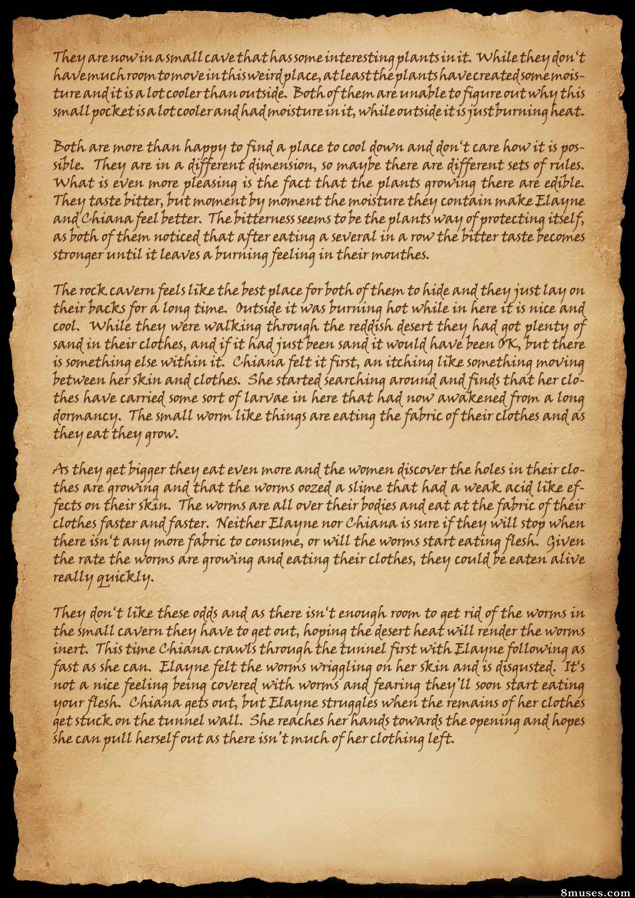 Knight Elayne - Forbidden Areas - Bad Ending - Story - Page 5