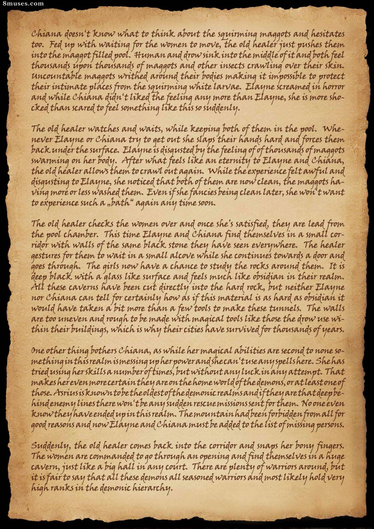 Knight Elayne - Forbidden Areas - Bad Ending - Story - Page 13