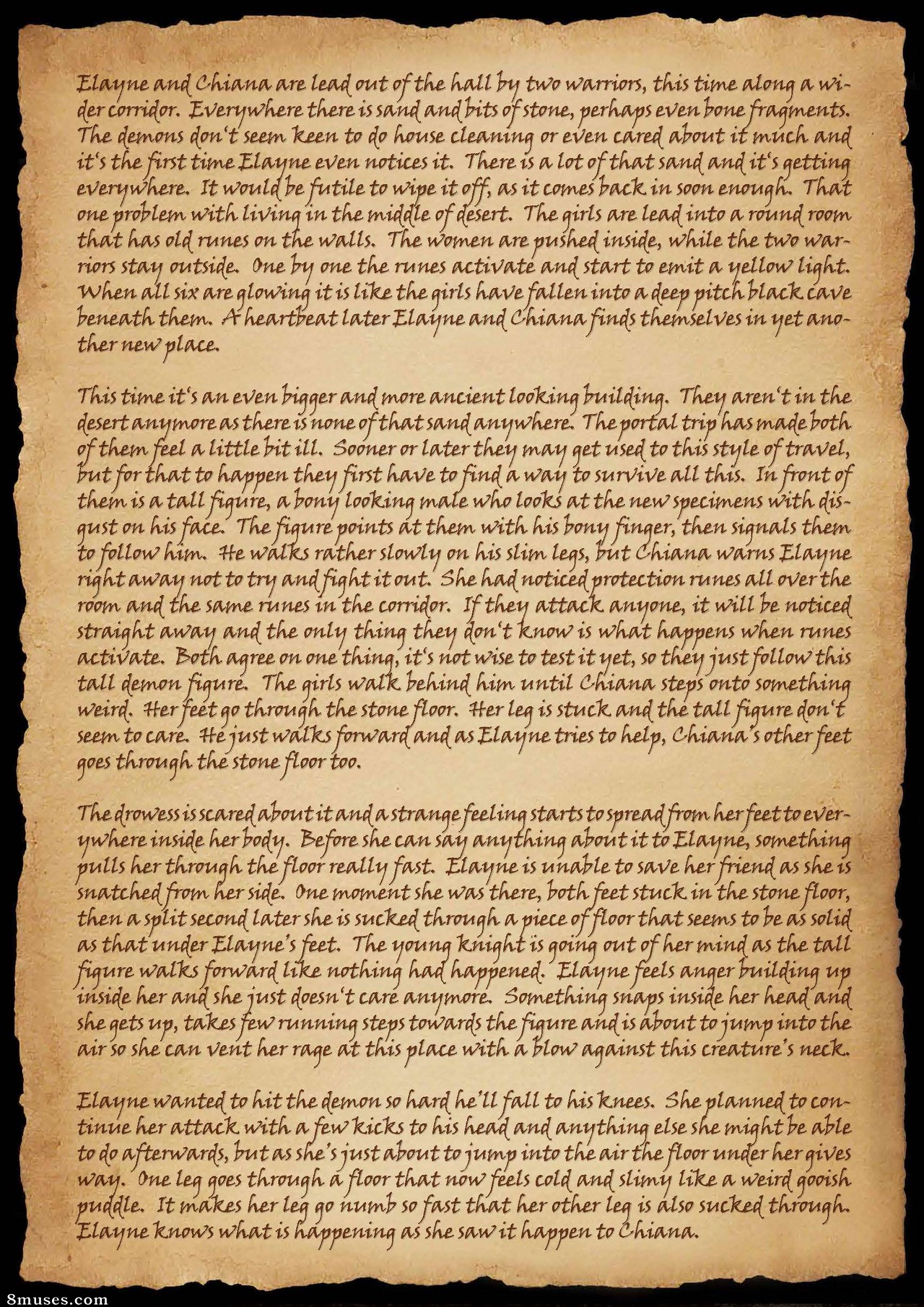 Knight Elayne - Forbidden Areas - Bad Ending - Story - Page 15
