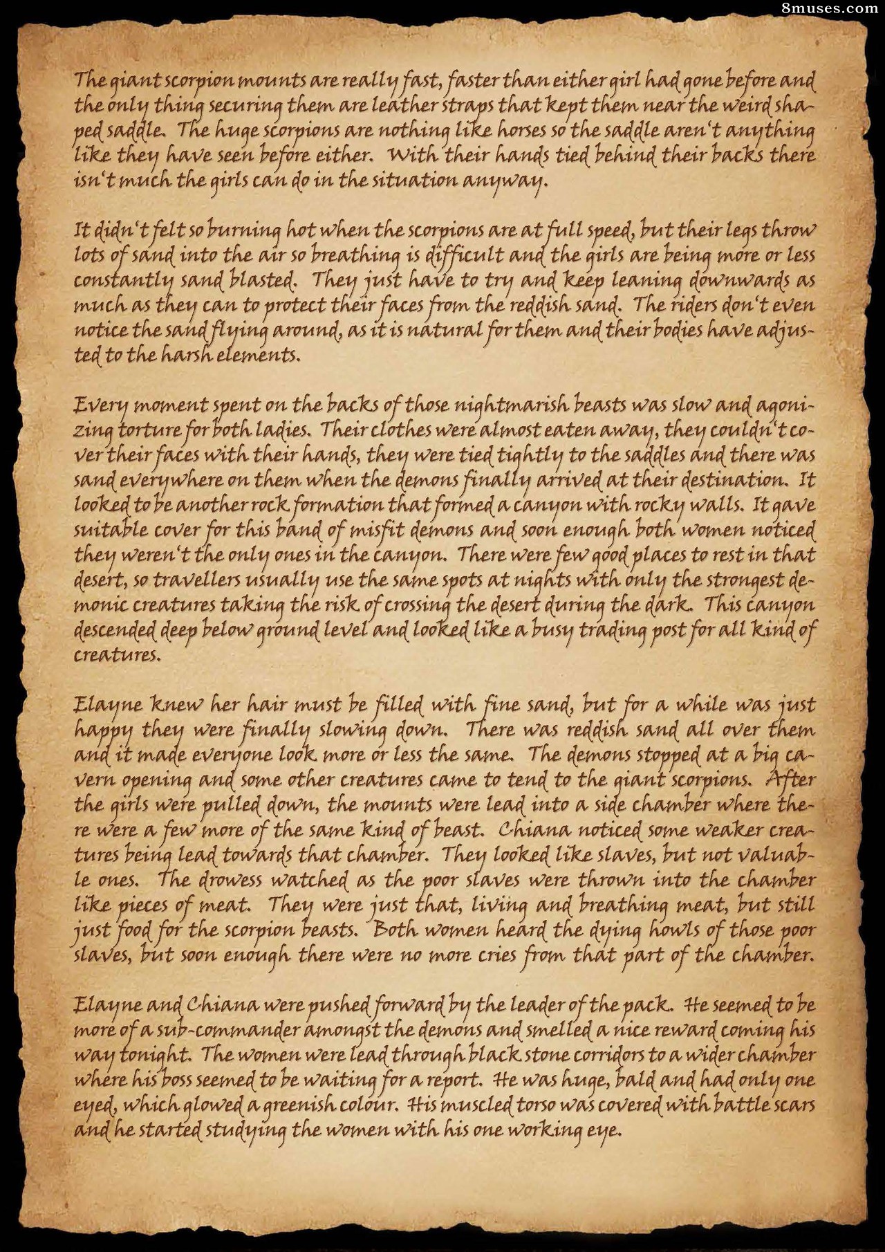 Knight Elayne - Forbidden Areas - Bad Ending - Story - Page 9