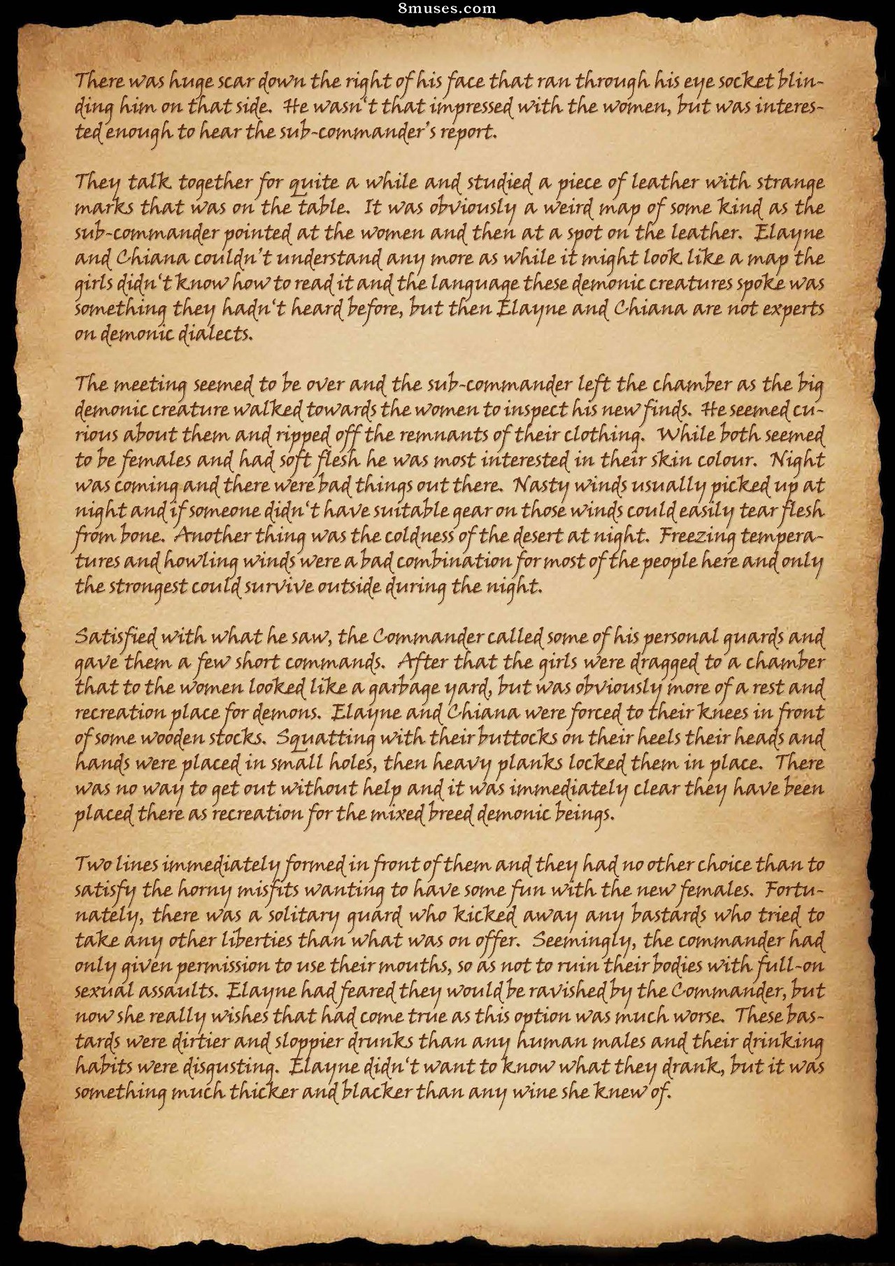 Knight Elayne - Forbidden Areas - Bad Ending - Story - Page 11