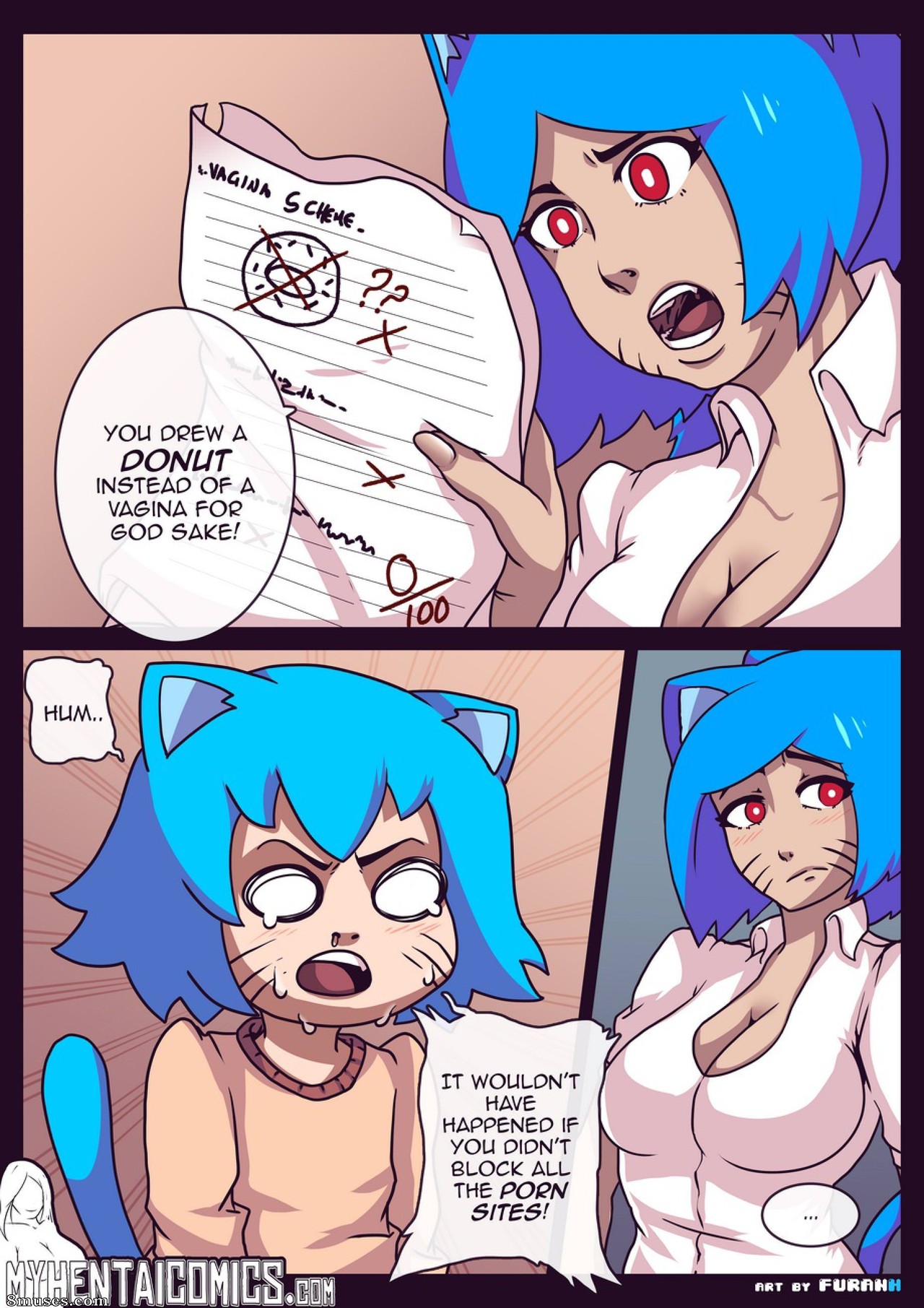 MyHentaiGrid Comics - El asombroso mundo de Nicole - Lección de biología - Página 3