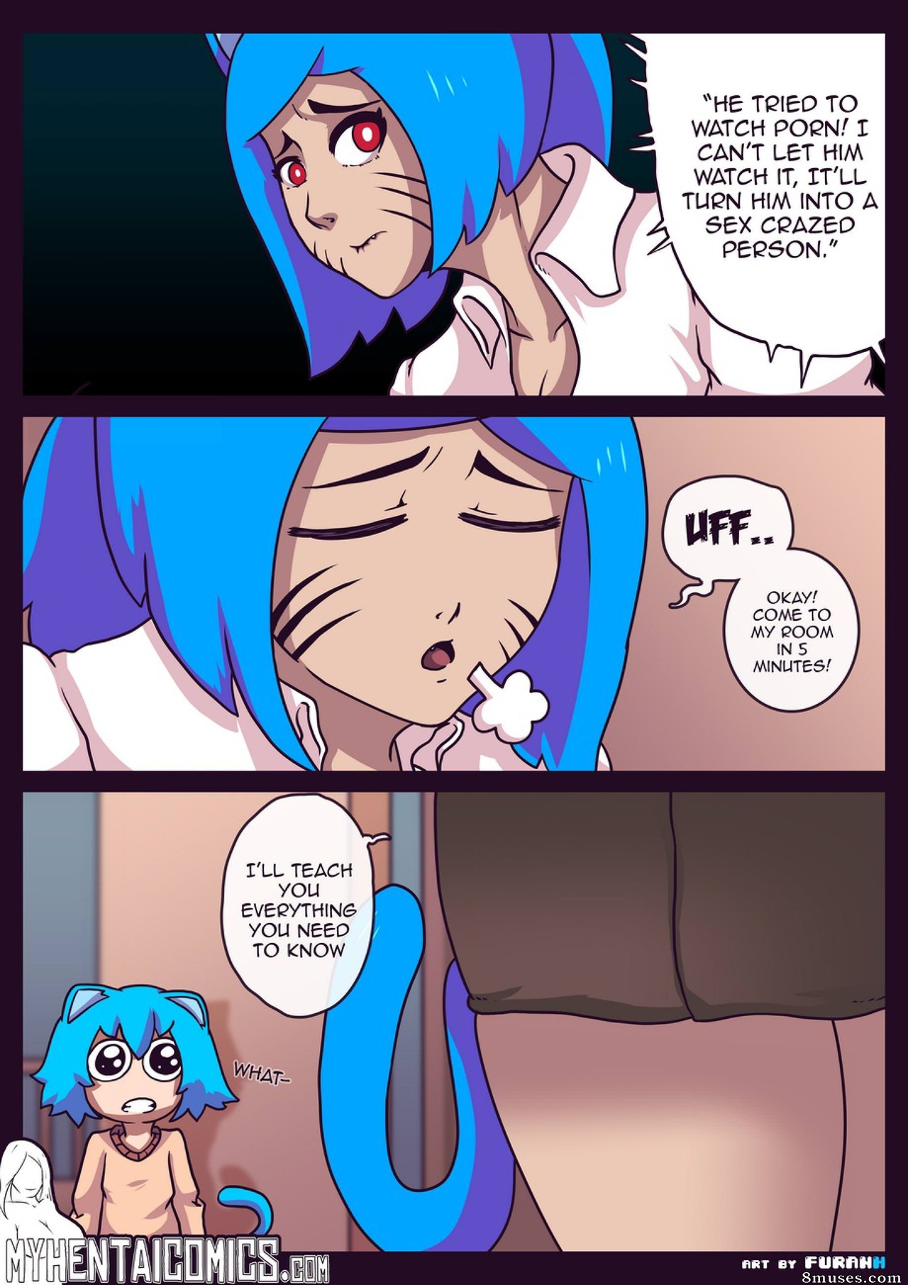 MyHentaiGrid Comics - O Incrível Mundo de Nicole - Lição de biologia - Página 4
