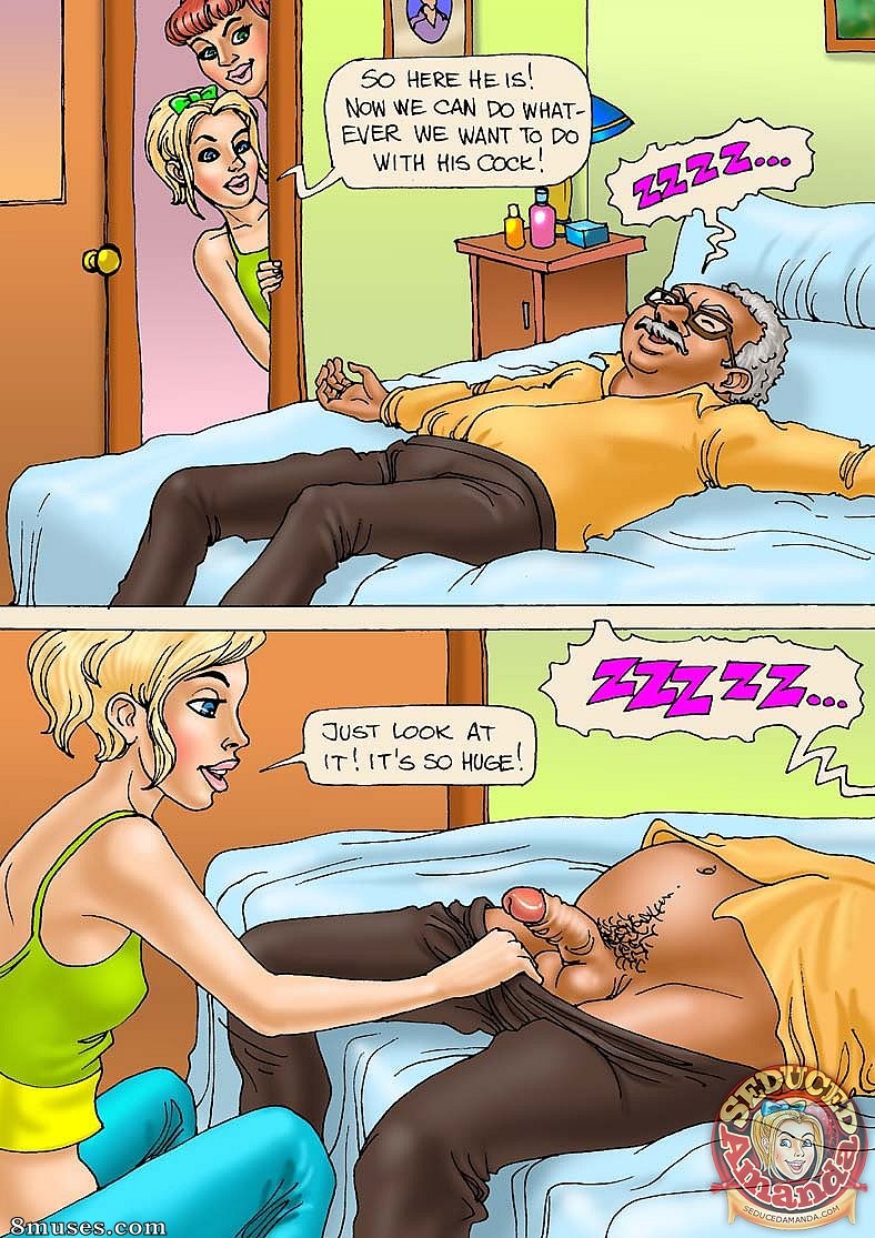 Seduced Amanda Comics - Grandpa Does His Best - Page 7