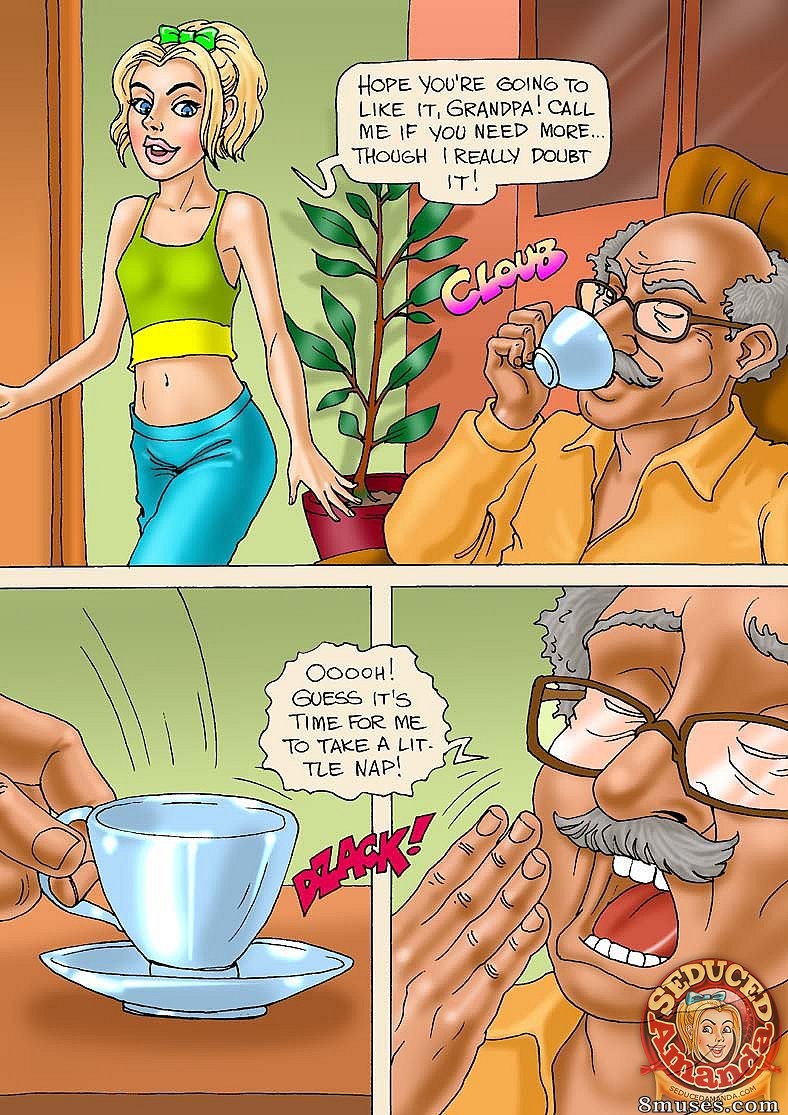 Seduced Amanda Comics - Grandpa Does His Best - Page 6