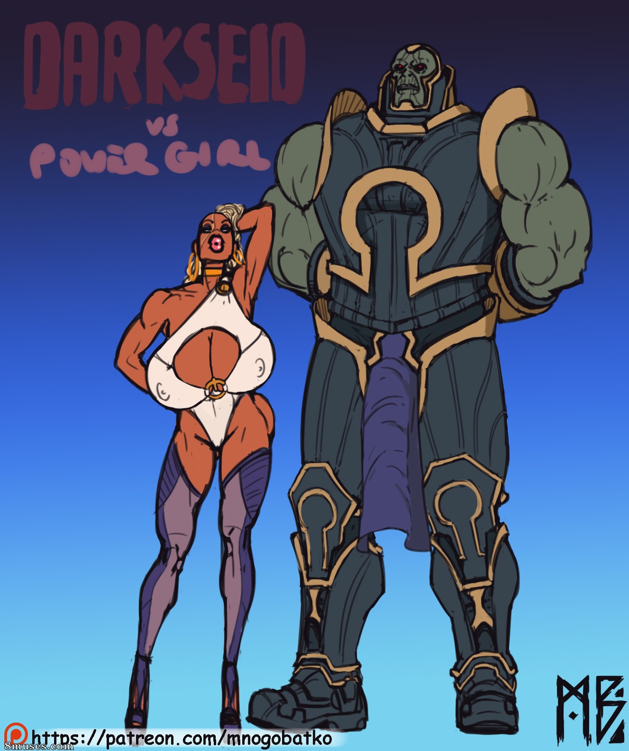 Mnogobatko Comics - Darkseid vs Powergirl - El ultimátum - Página 4