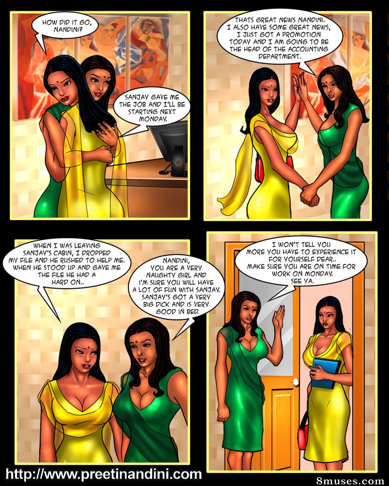 Preeti and Nandini - Desi Office Adventures - Page 9