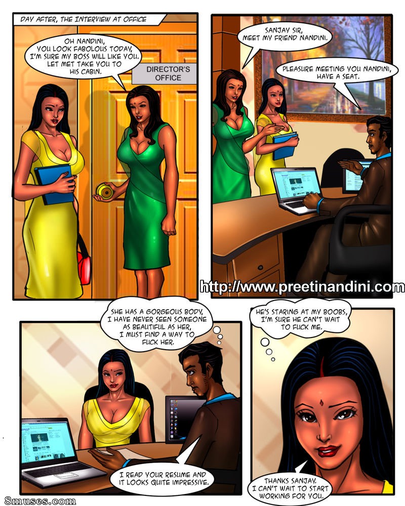 Preeti and Nandini - Desi Office Adventures - Page 7