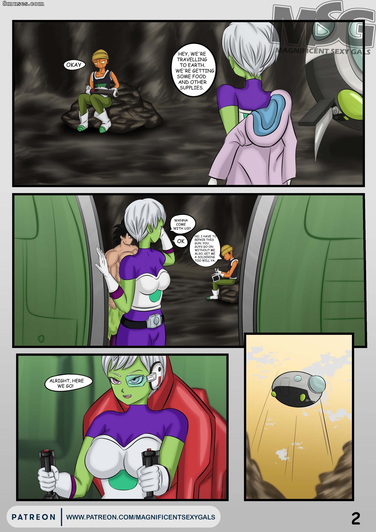 Magnificent Sexy Gals - Cheelai's Desires - Page 3