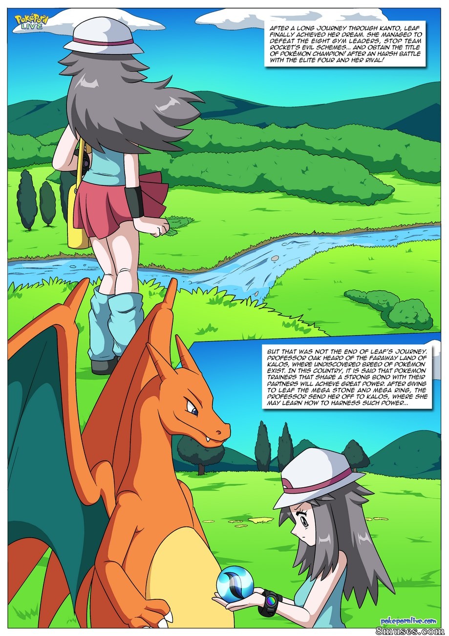 PokepornLive Comics - Mega Evolution Leafs Journey To Kalos - Page 2