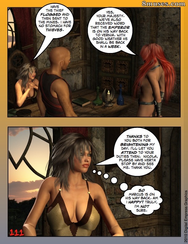 Digital Empress-Captain Trips Comics - Crônicas da imperatriz - Livro 08 - Acanta no País das Maravilhas - Página 111