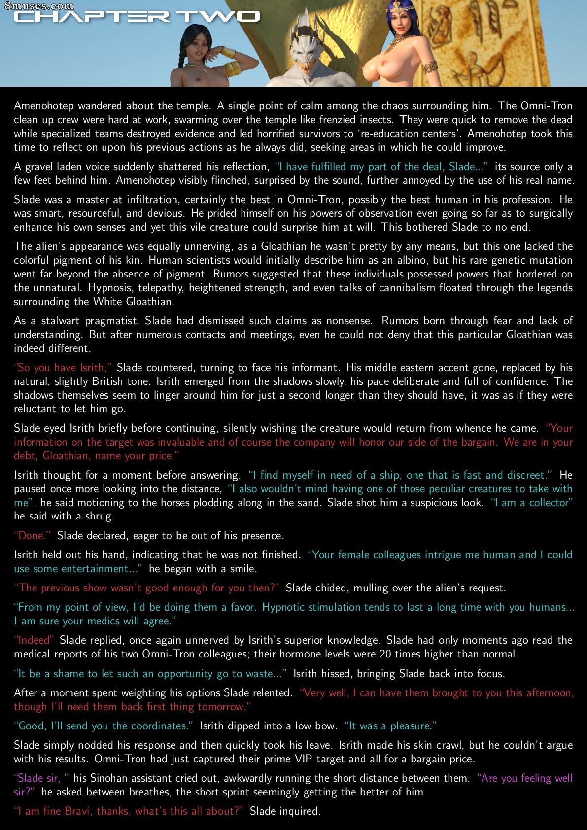Les secrets du pharaon - Version texte - Chapitres 1-2 - Page 34