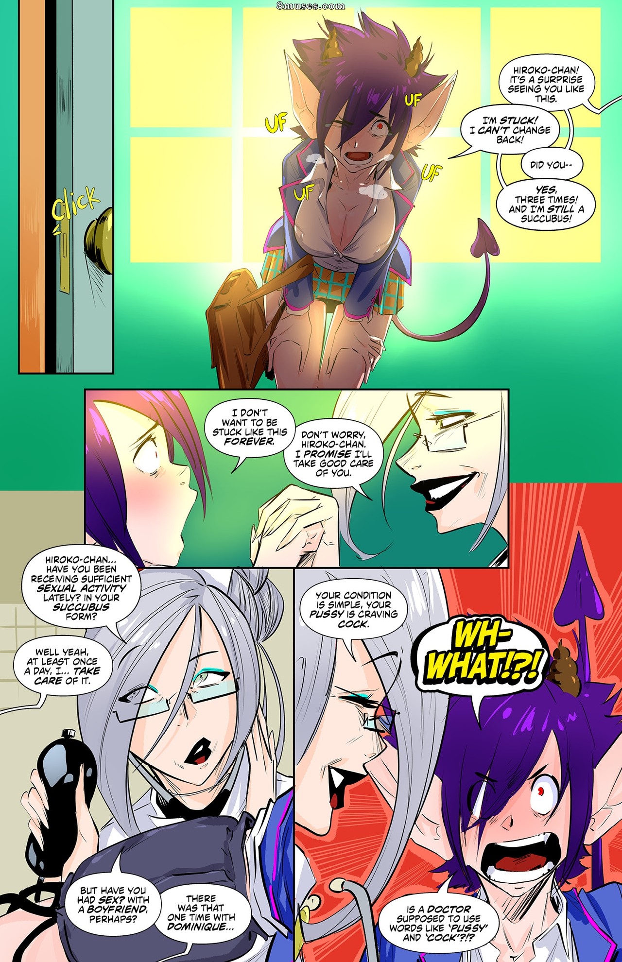 Page 4 | Various-Authors/WorkyZark/MonsterGirl-Academy/Issue-8 | 8muses -  Sex Comics