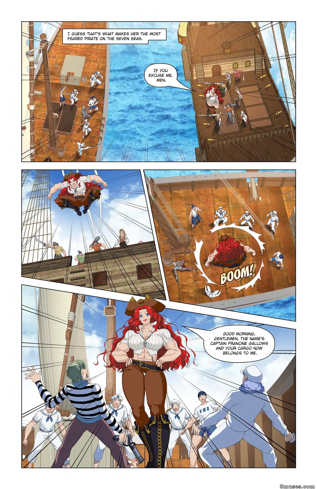 Muscle Queen of the Seven Seas - Issue 1 - Page 6