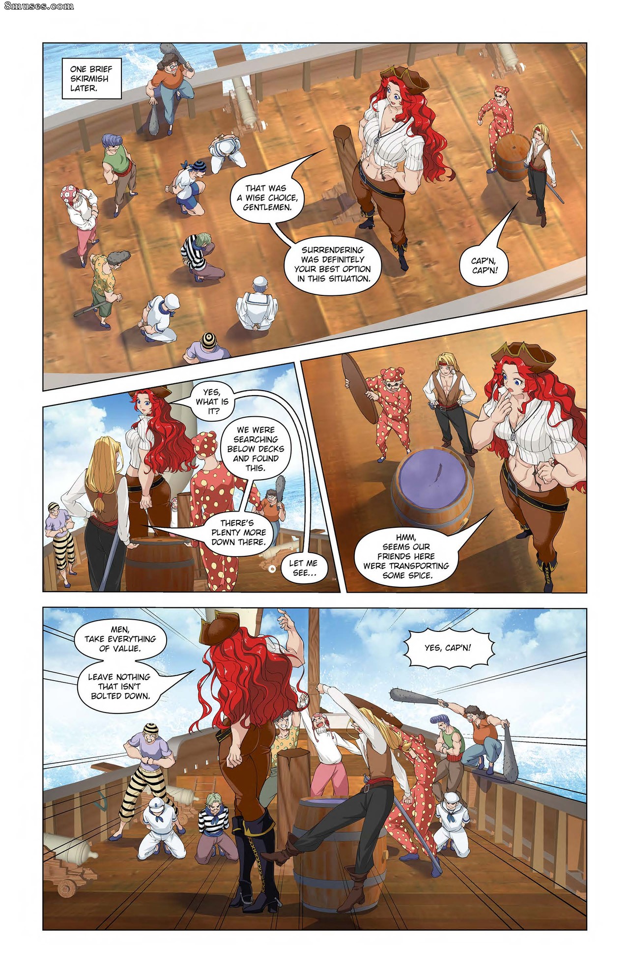 Muscle Queen of the Seven Seas - Issue 1 - Page 9