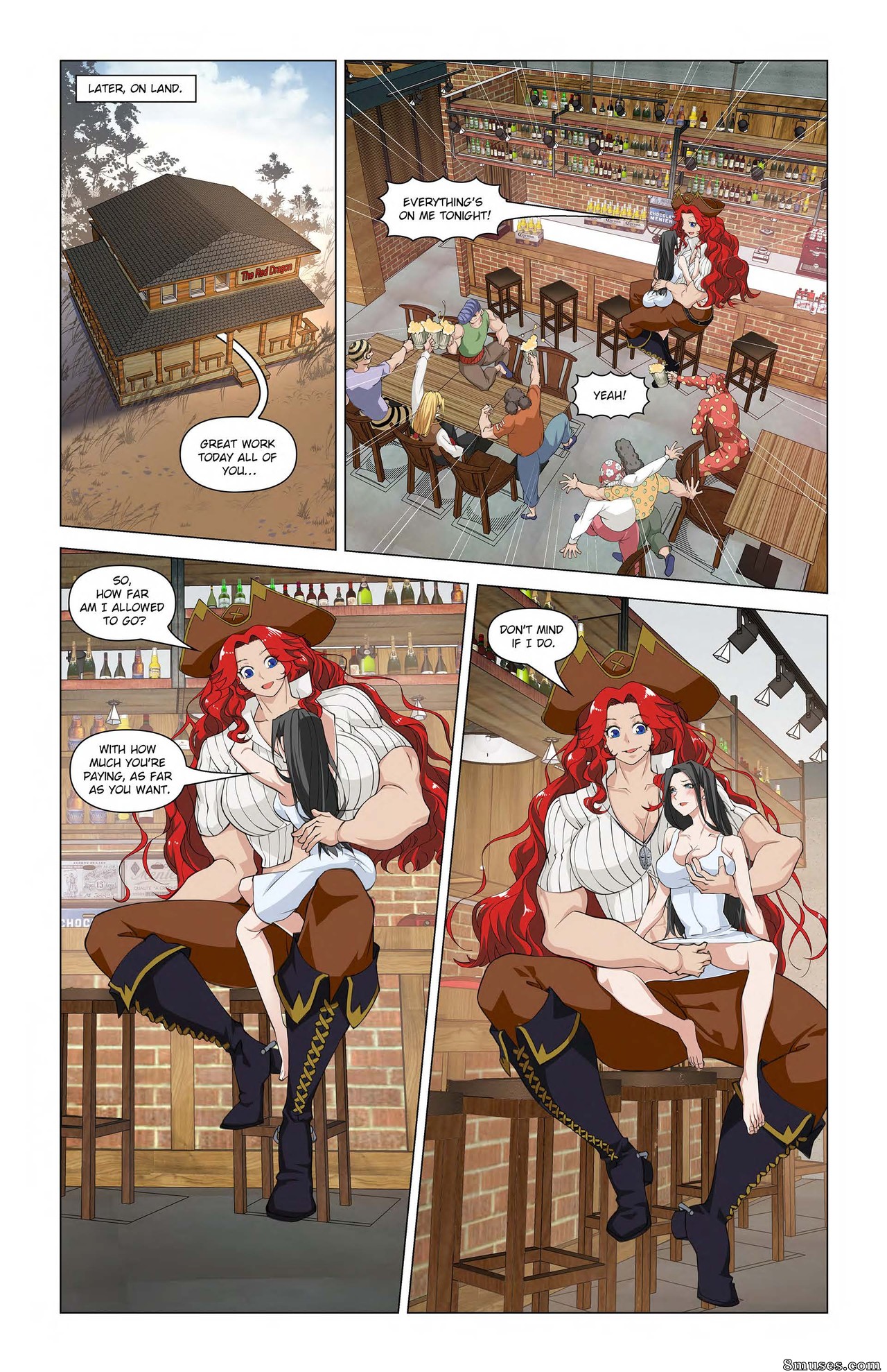 Muscle Queen of the Seven Seas - Issue 1 - Page 10