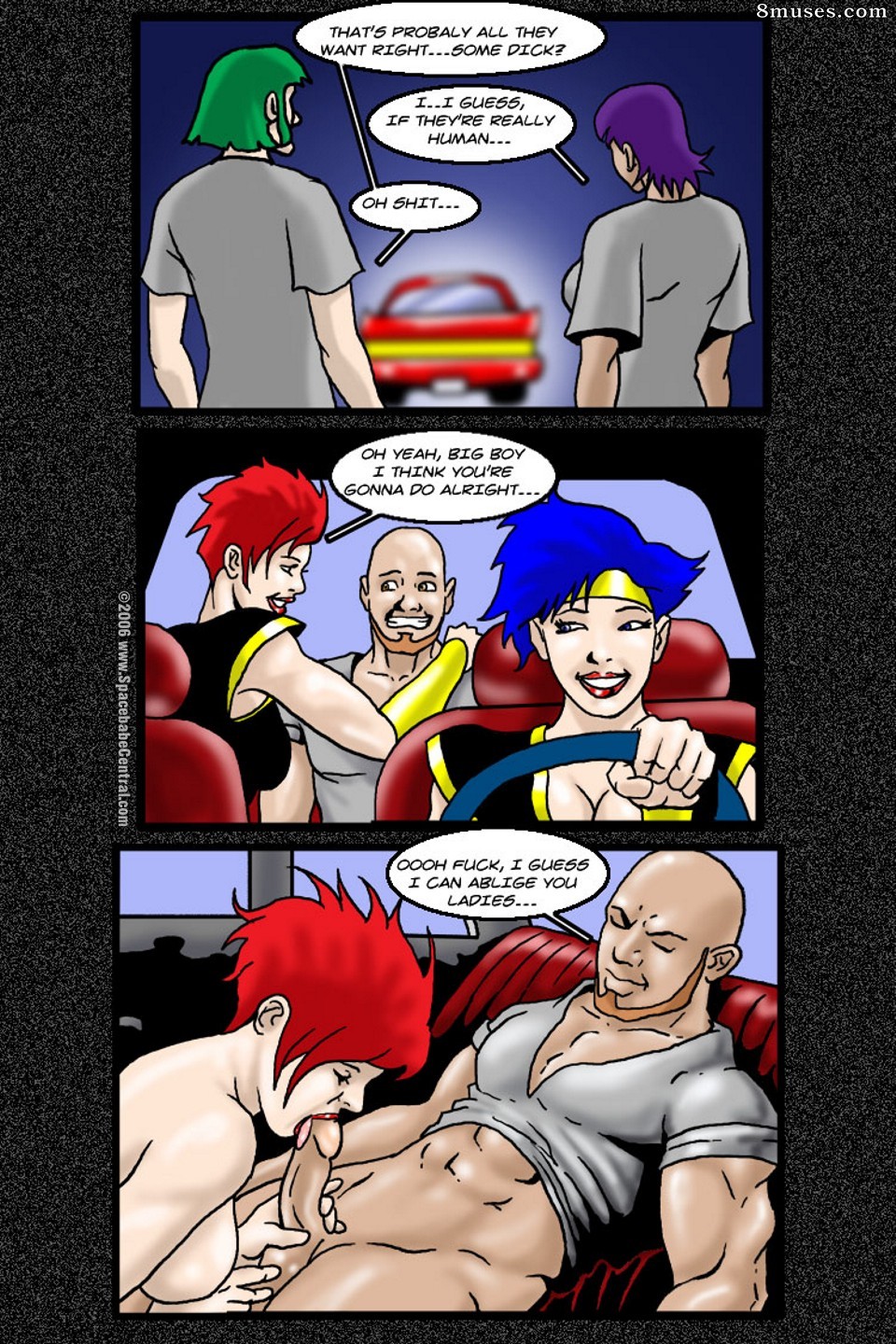 Space Babe Central - Banished - Page 9