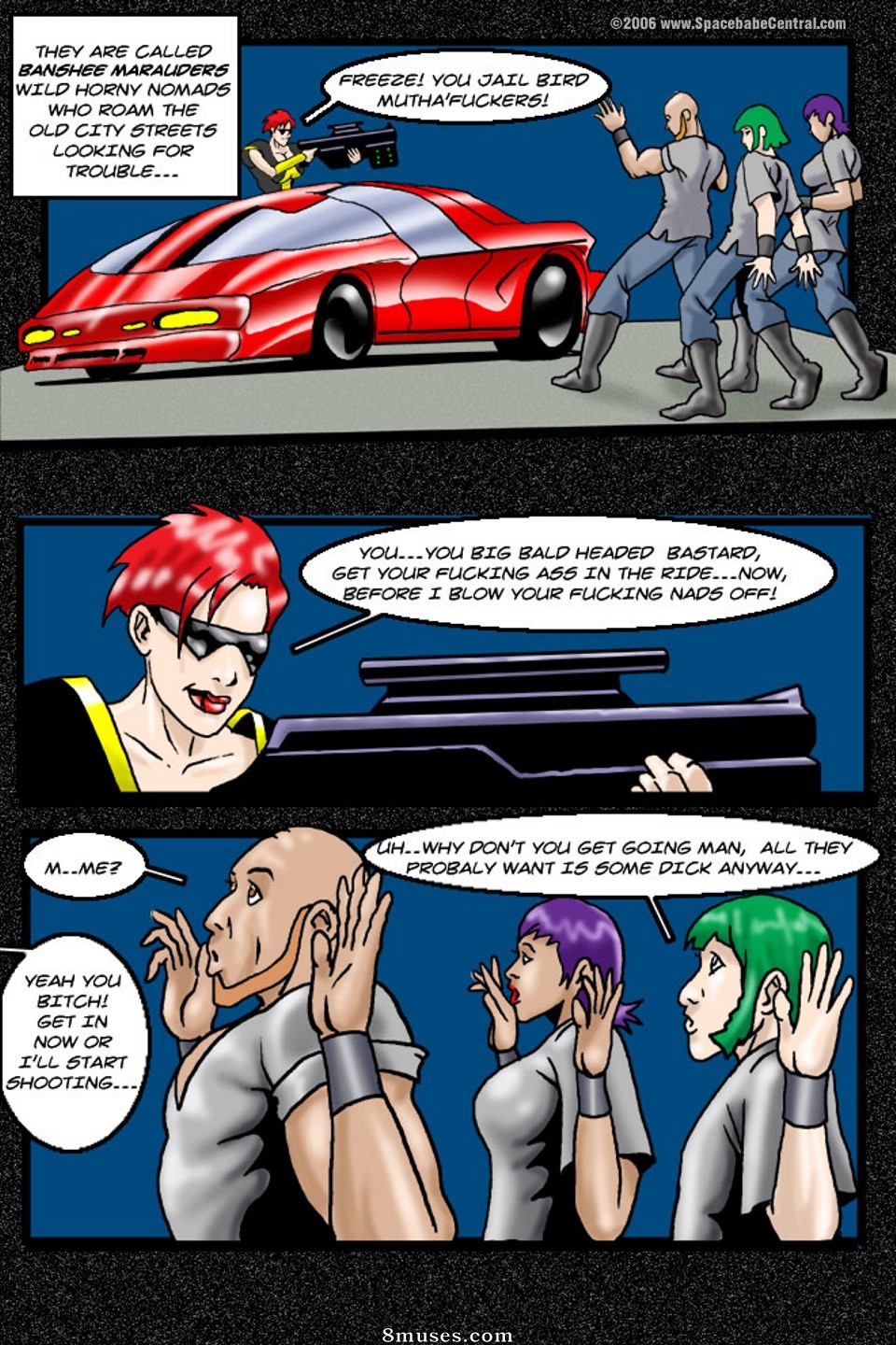 Space Babe Central - Banished - Page 8