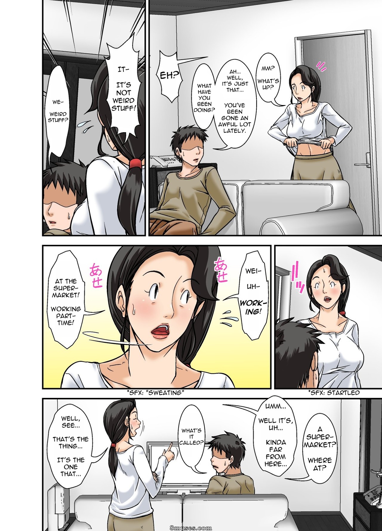 Page 12 Hentai-and-Manga-English/Hoyoyodou/Why-This-Ordinary-Housewife -Resorted-to-Sex-Work-Son-Edition 8muses