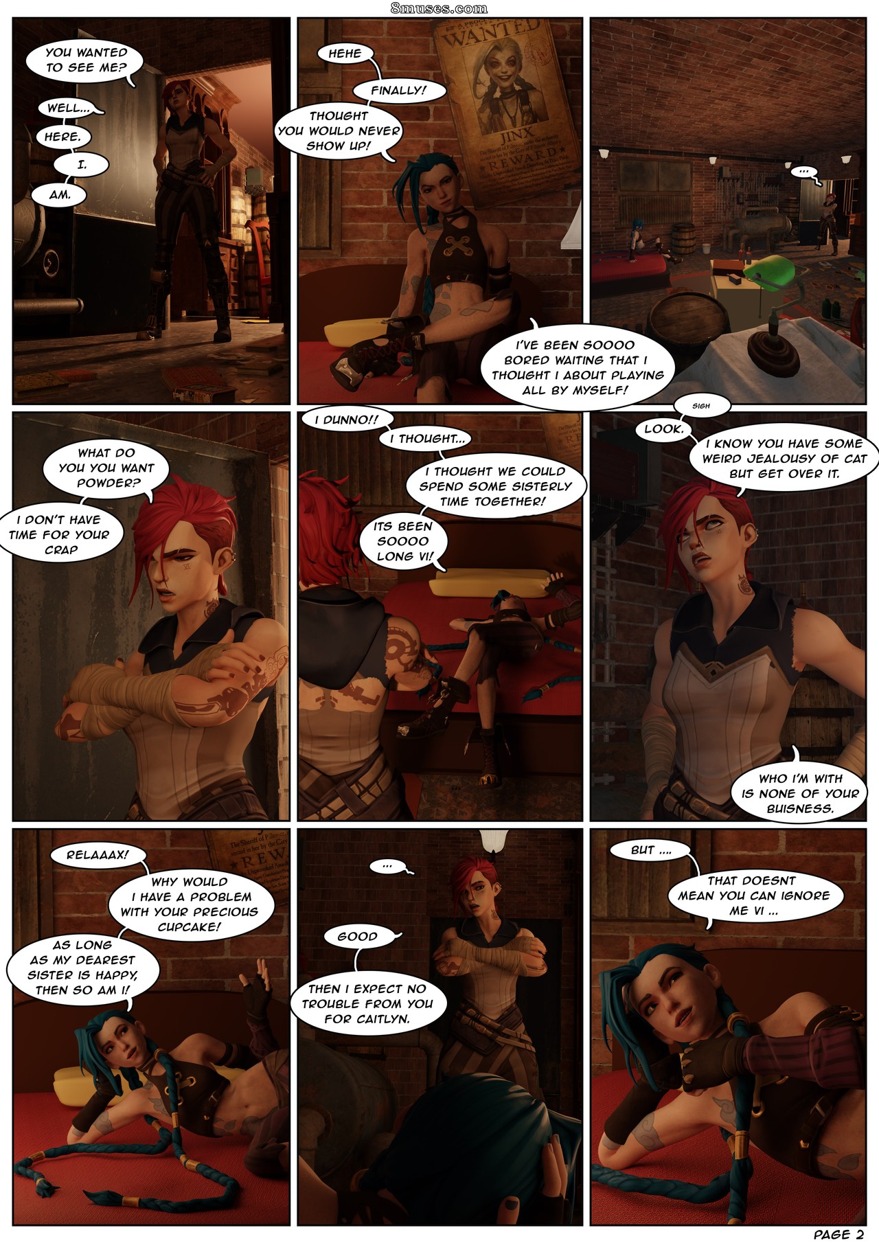 Page 4 | Various-Authors/PoseidonX/Arcane-Sisters-of-Zaun | 8muses - Sex  Comics