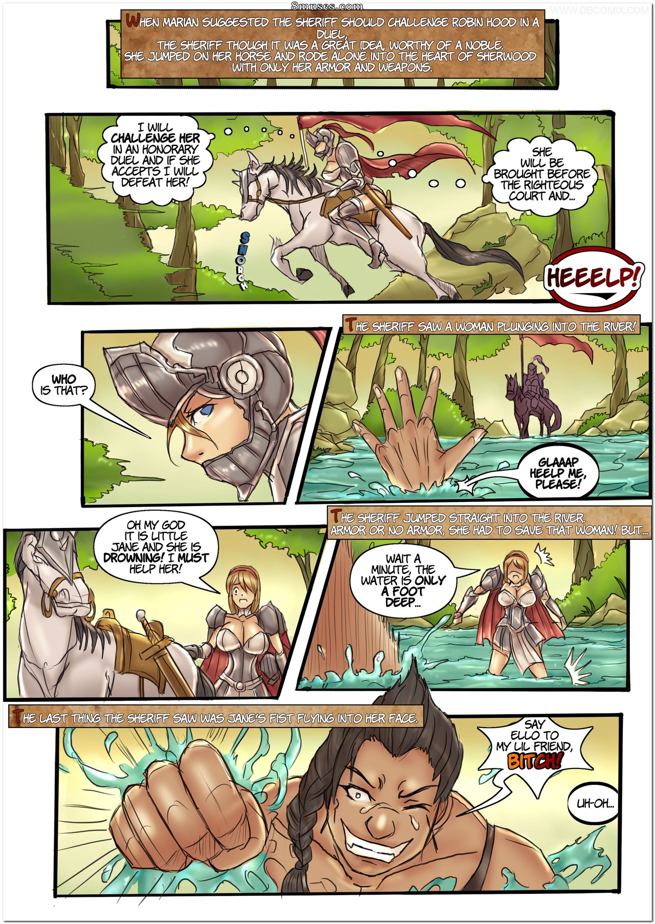 Robin Hood the Queen of Thieves - Issue 1 - Page 10