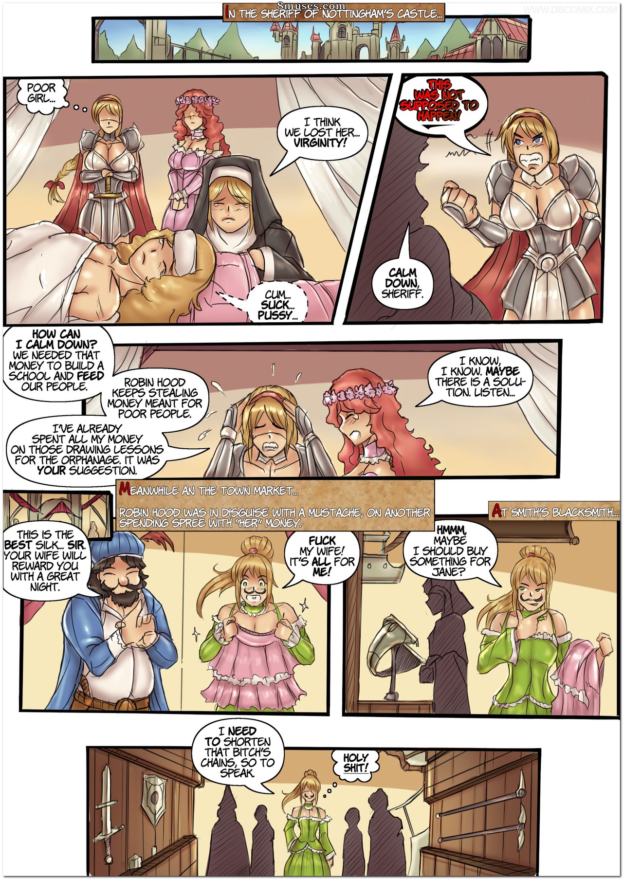 Robin Hood the Queen of Thieves - Issue 1 - Page 8