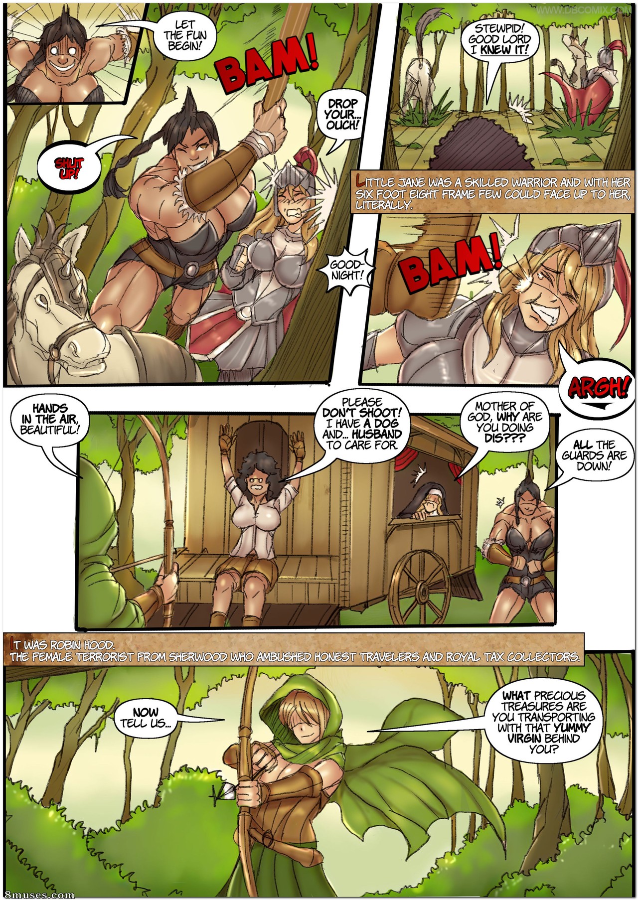 Robin Hood the Queen of Thieves - Issue 1 - Page 3