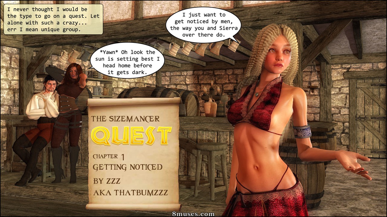 ZZZ Comics - The Sizemancer Quest - Page 1