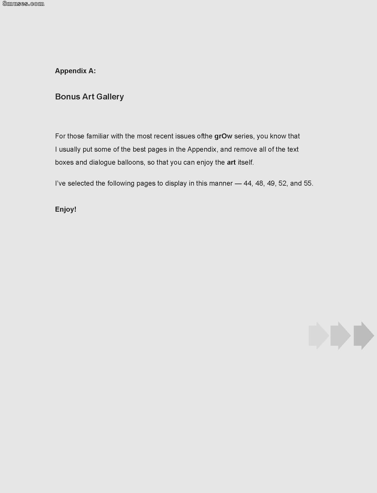 Volume 5 - grOwing Appreciation - Issue 3 - Intermission - Page 24