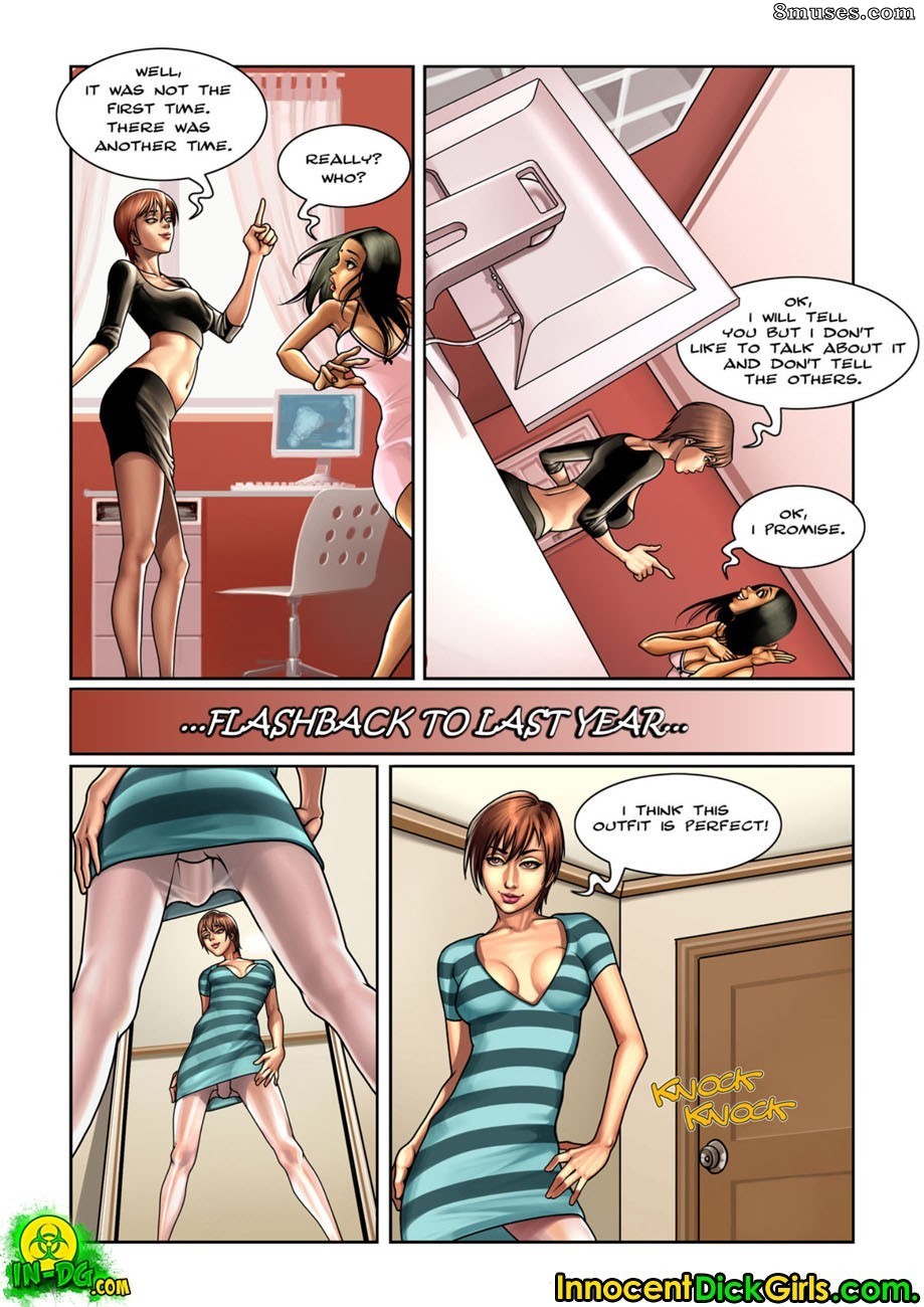 Innocent Dickgirls Comics - Detrás del alquiler - Página 3