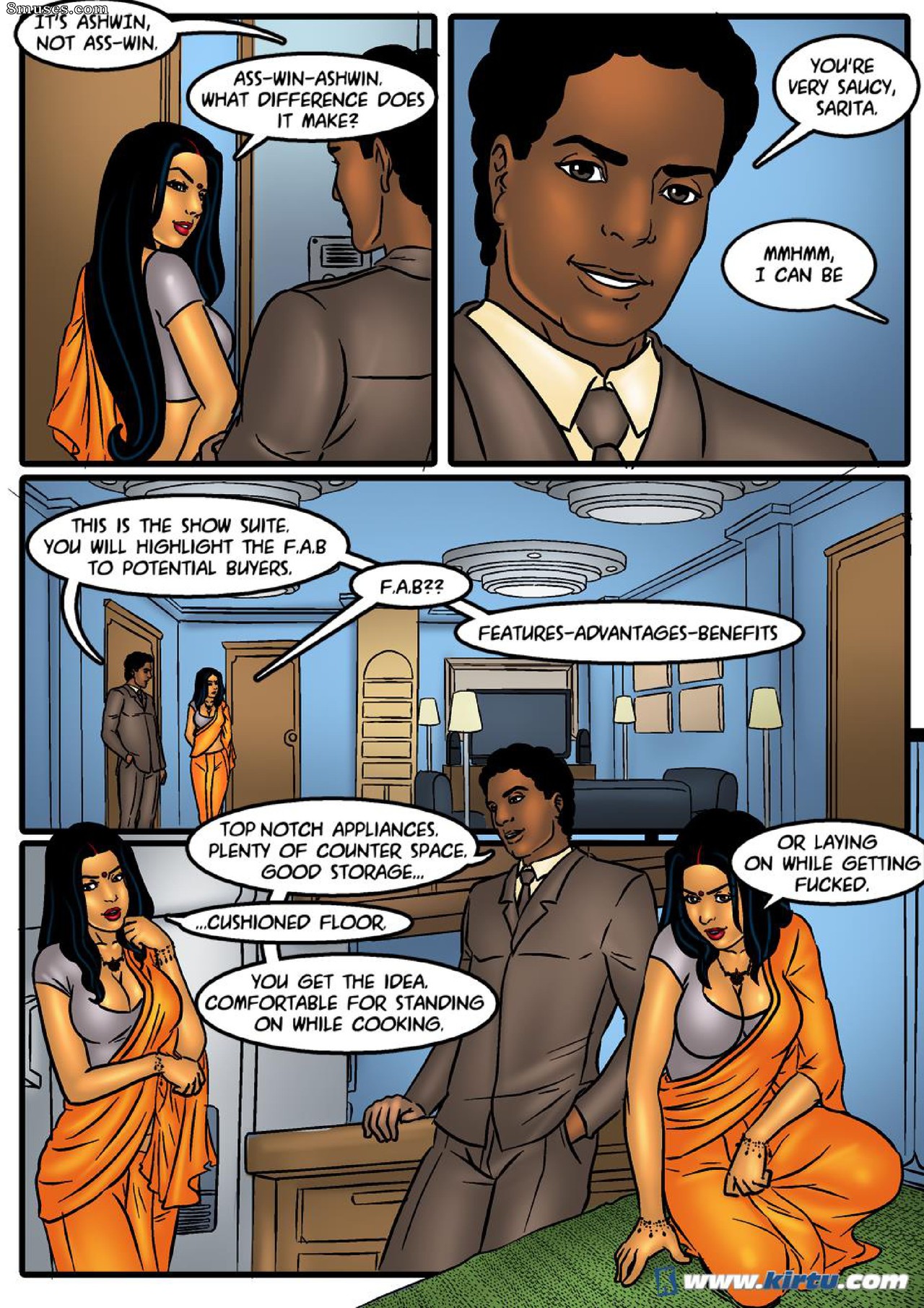 Kirtu.com Comics - Savita Bhabhi - Episode 42 - A mistaken identity fuck can be a lot fun - Page 13