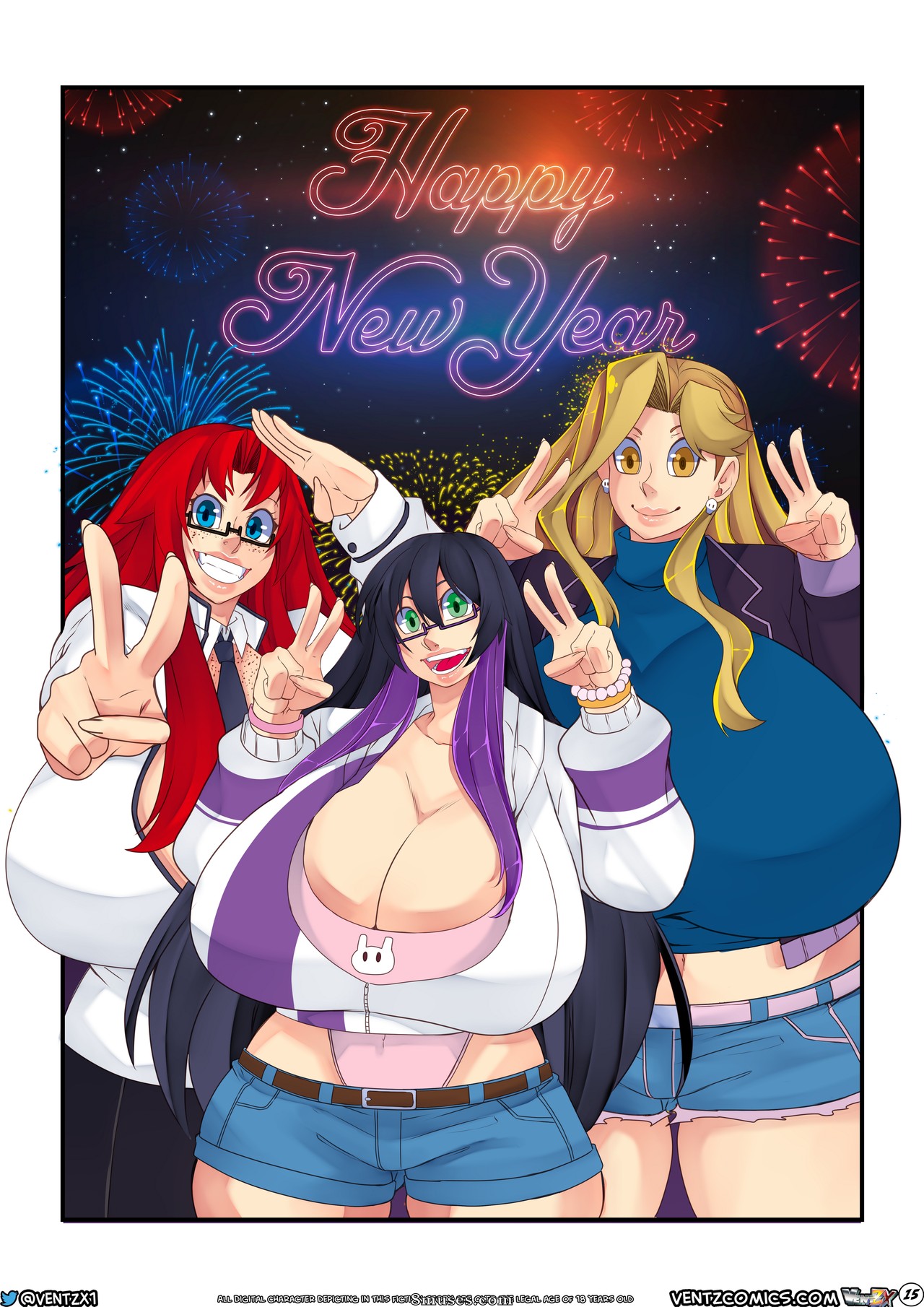 VentZX - Naughty New Year's Eve - Page 17