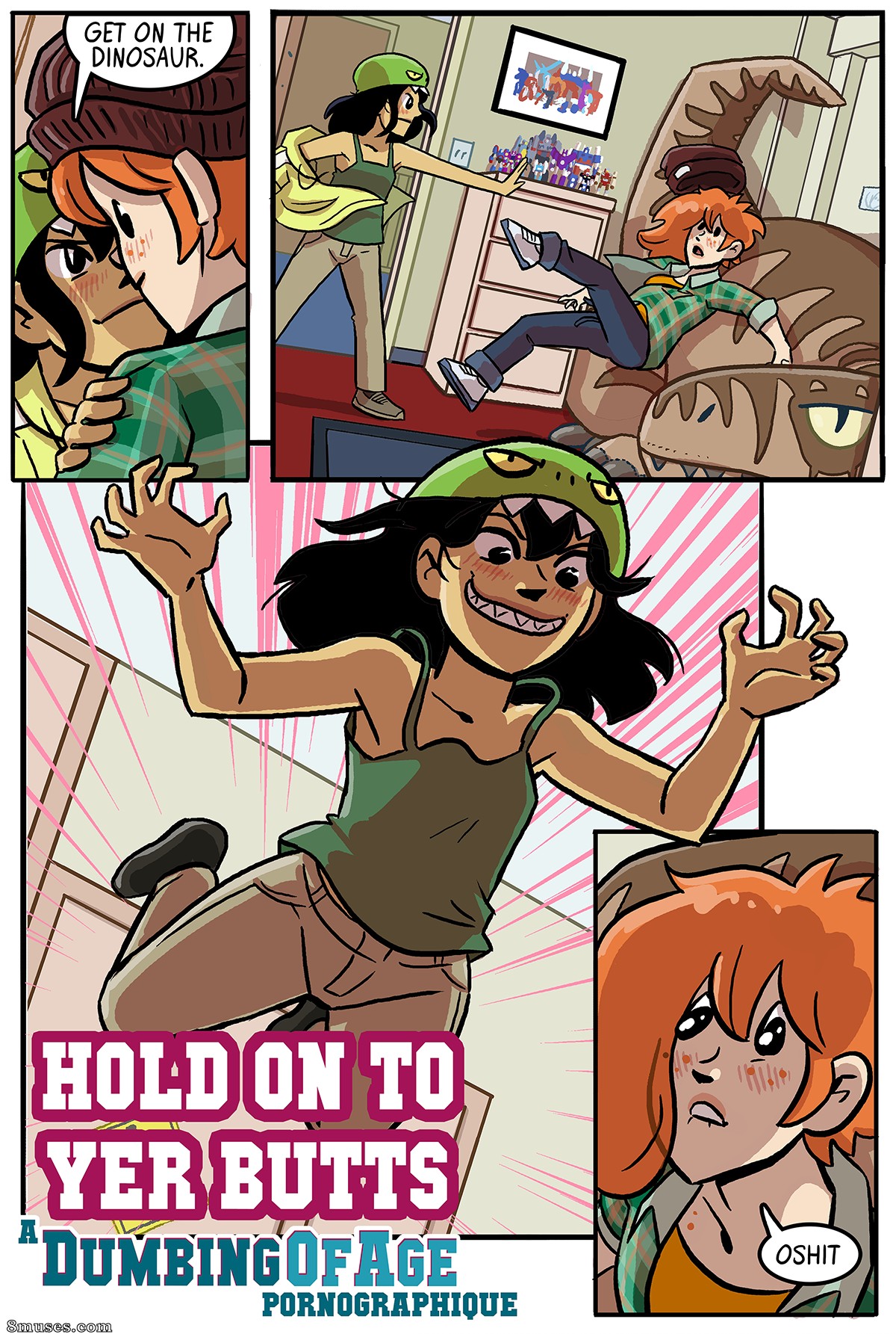Slipshine Comics - Hold On To Yer Butts - A Dumbing Of Age Pornographique - Page 1