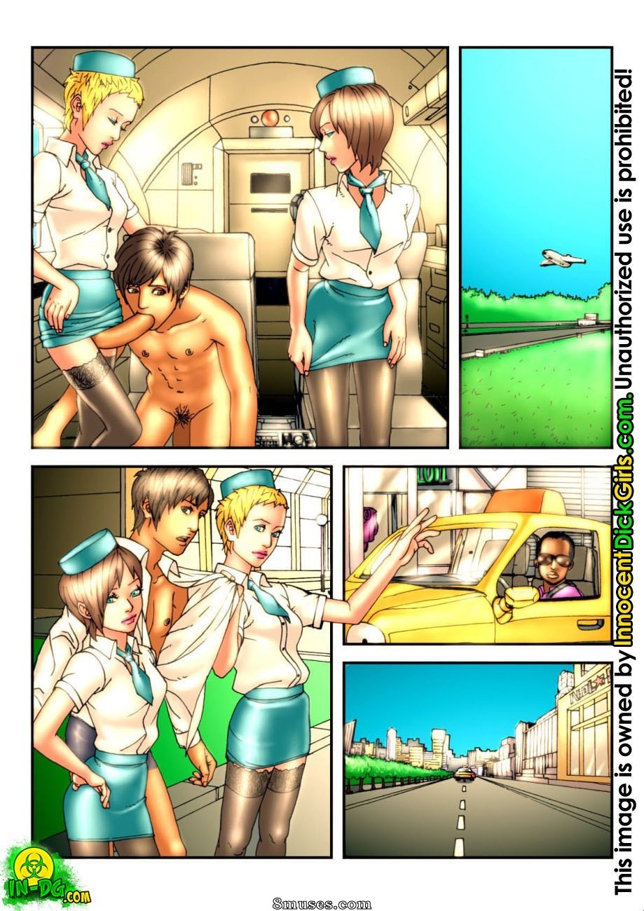 Innocent Dickgirls Comics - The Futa Flight - Page 12