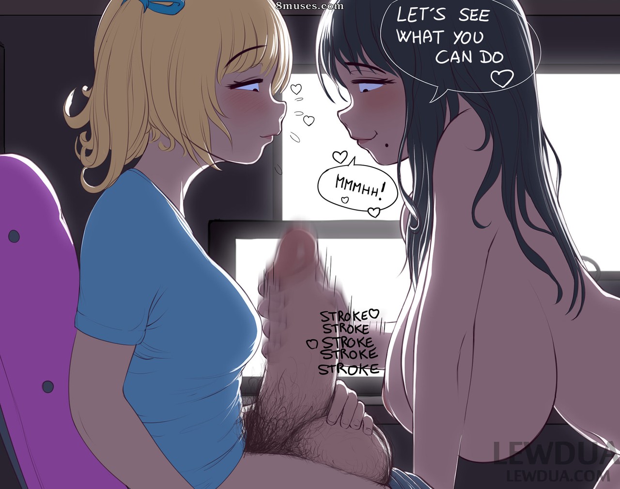 Lewdua - Love is Sharing - Nessie and Alison - Page 38