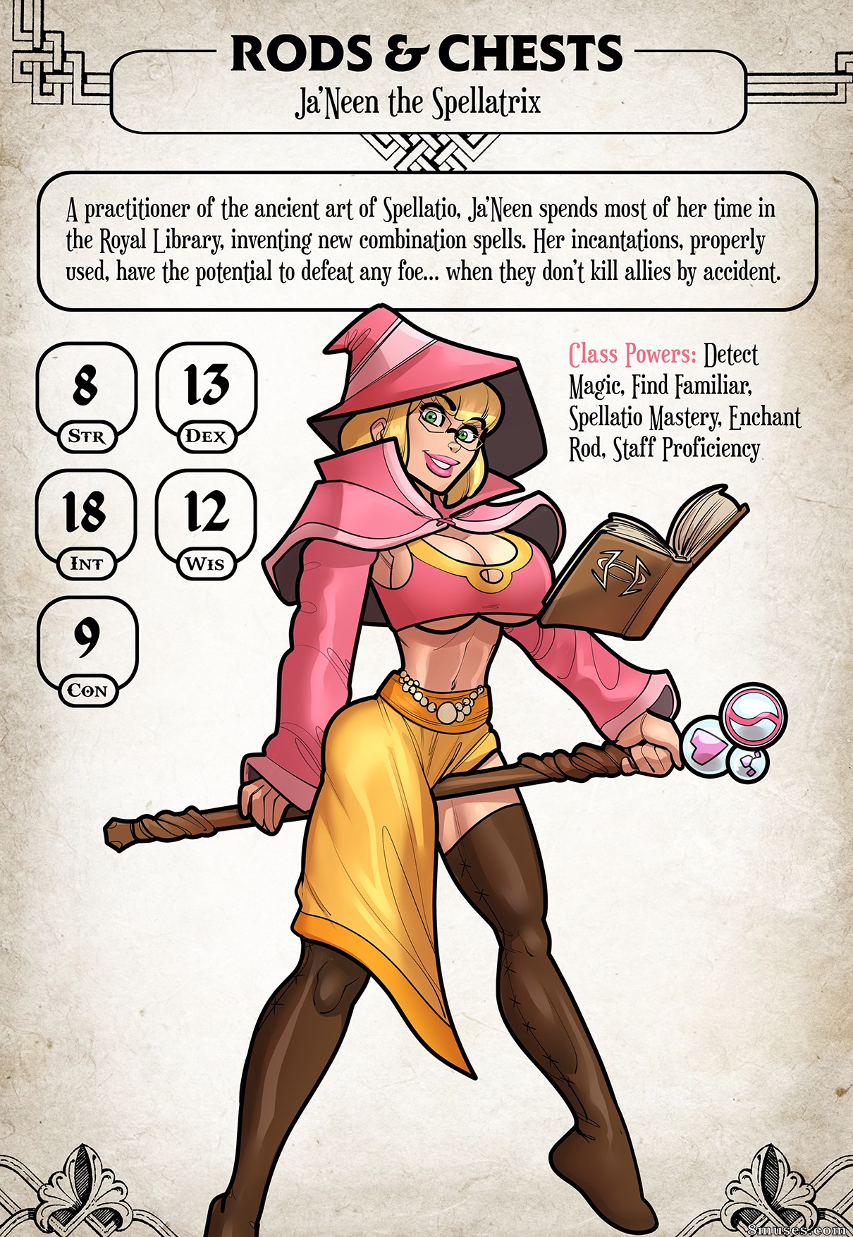 Rabia T Lagomorph - Casa Herron - Hojas de personajes de Rods & Chests - Página 2