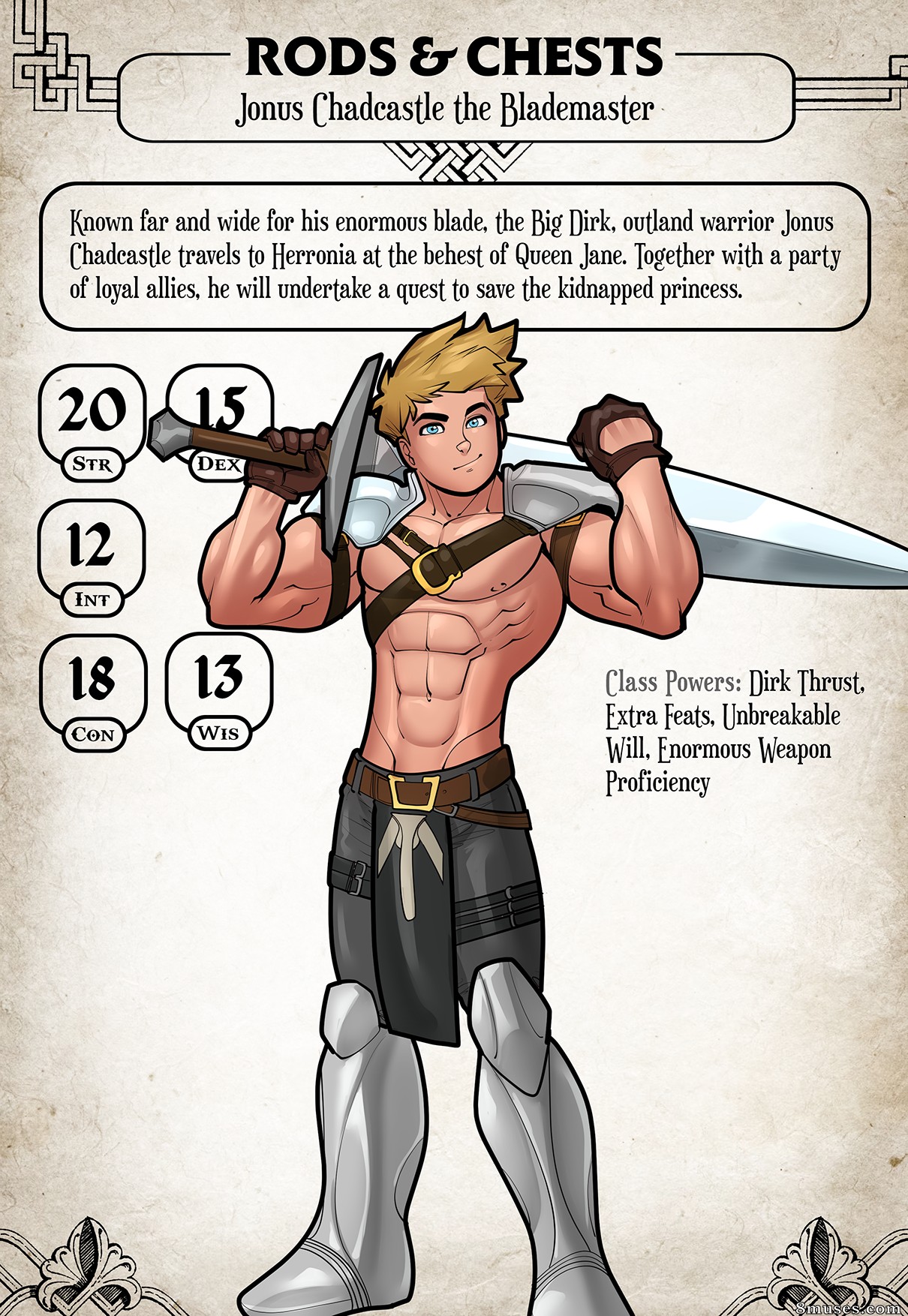 Rabies T Lagomorph - Herron House - Rods & Chests Character Sheets - Page 3