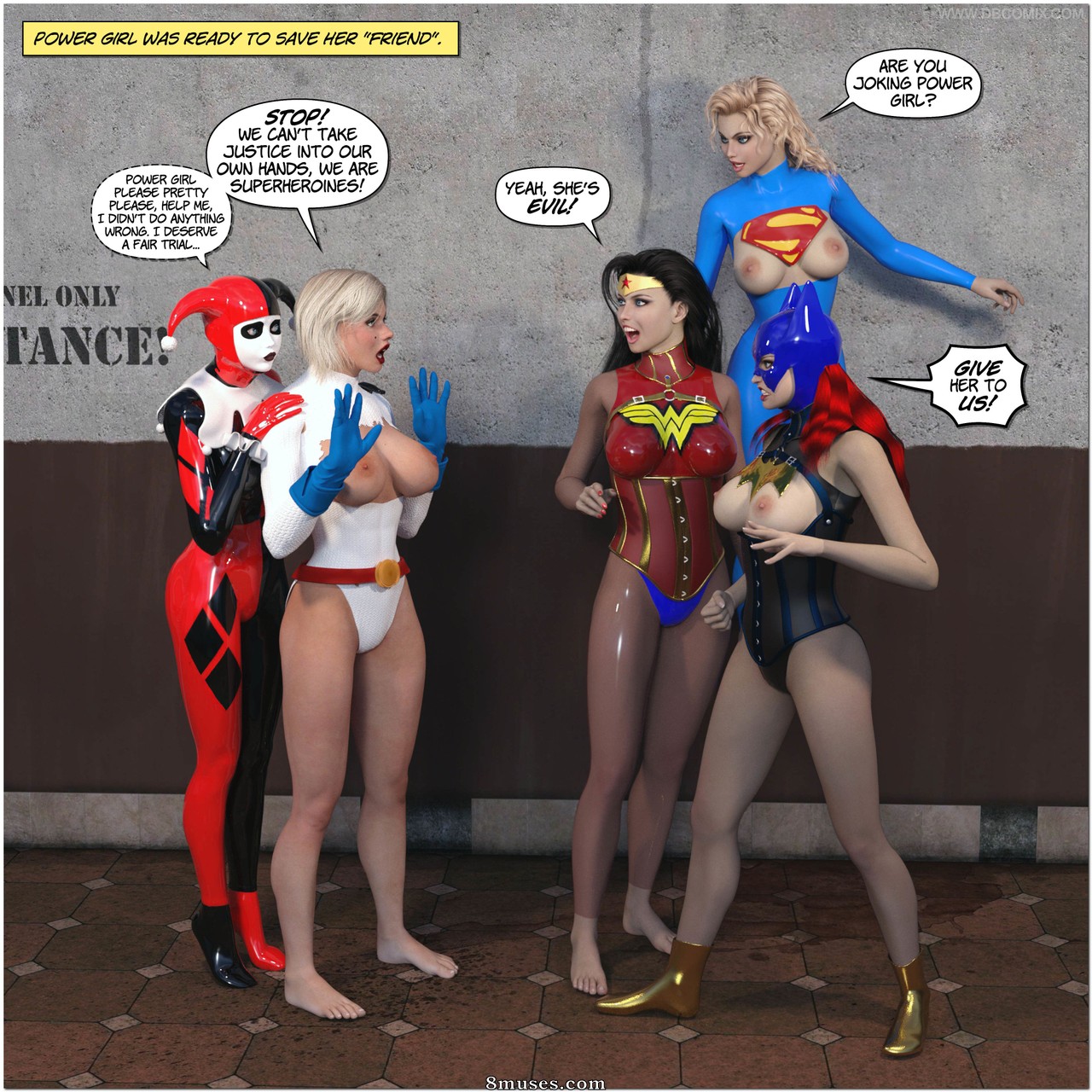 New Arkham For Superheroines - Issue 17 - Page 64