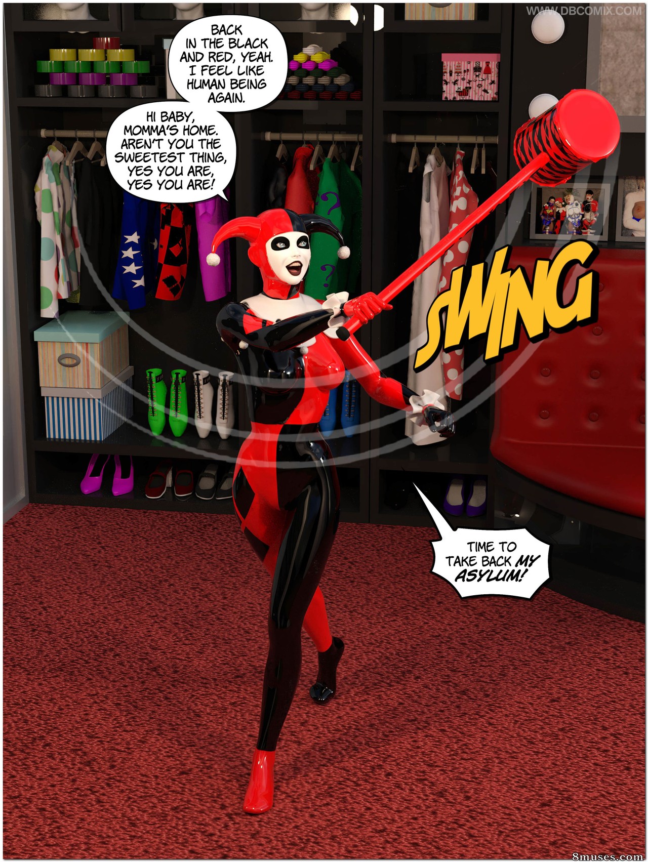 New Arkham For Superheroines - Issue 17 - Page 37