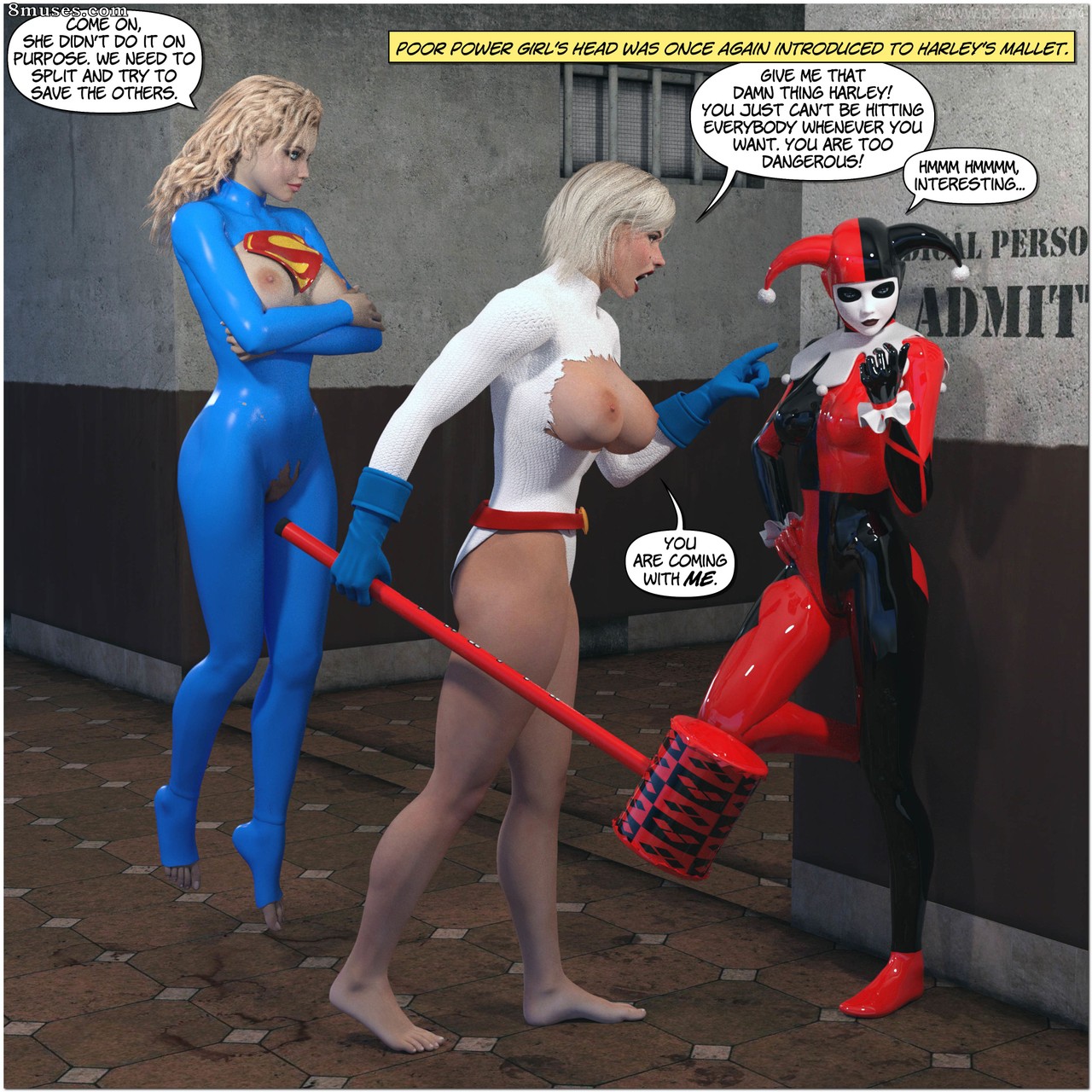 New Arkham For Superheroines - Issue 17 - Page 55