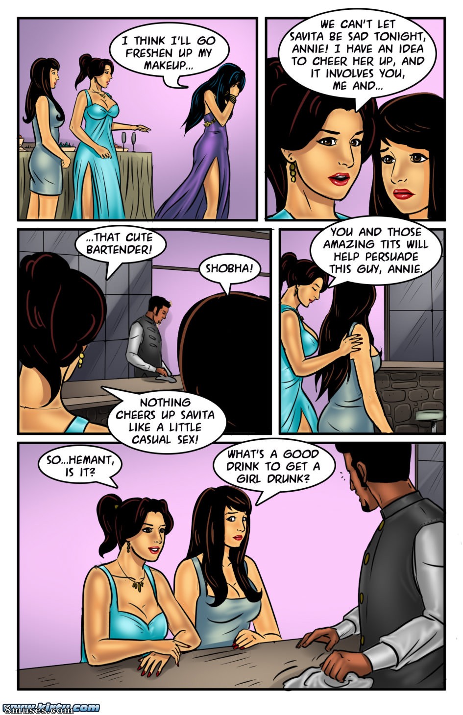 Kirtu.com Comics - Savita Bhabhi - Episode 62 - The Anniversary Party - Page 9