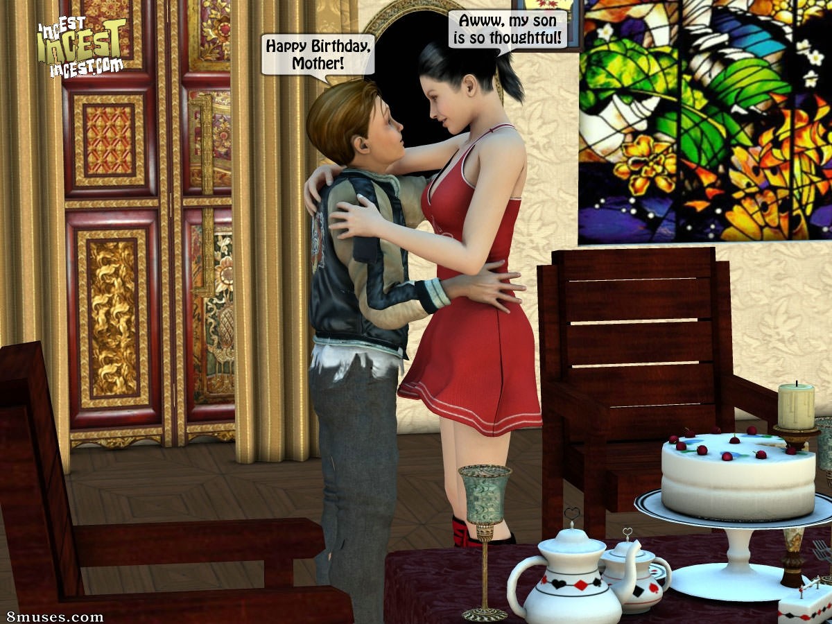 IncestIncestIncest.com Comics - Festa de aniversário com a mamãe - Página 5